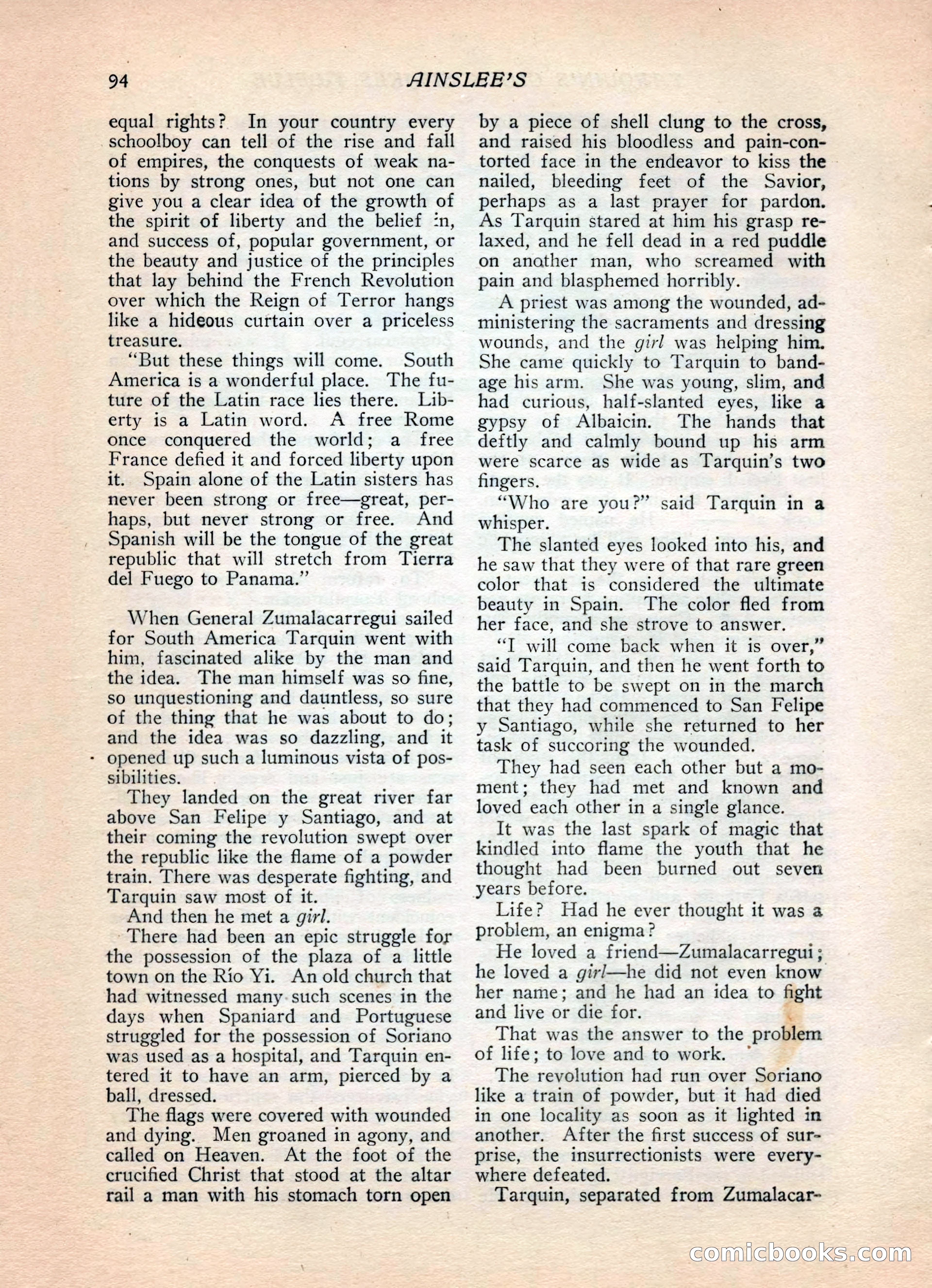 Ainslee's Magazine, February 1913 — page 104 of 192