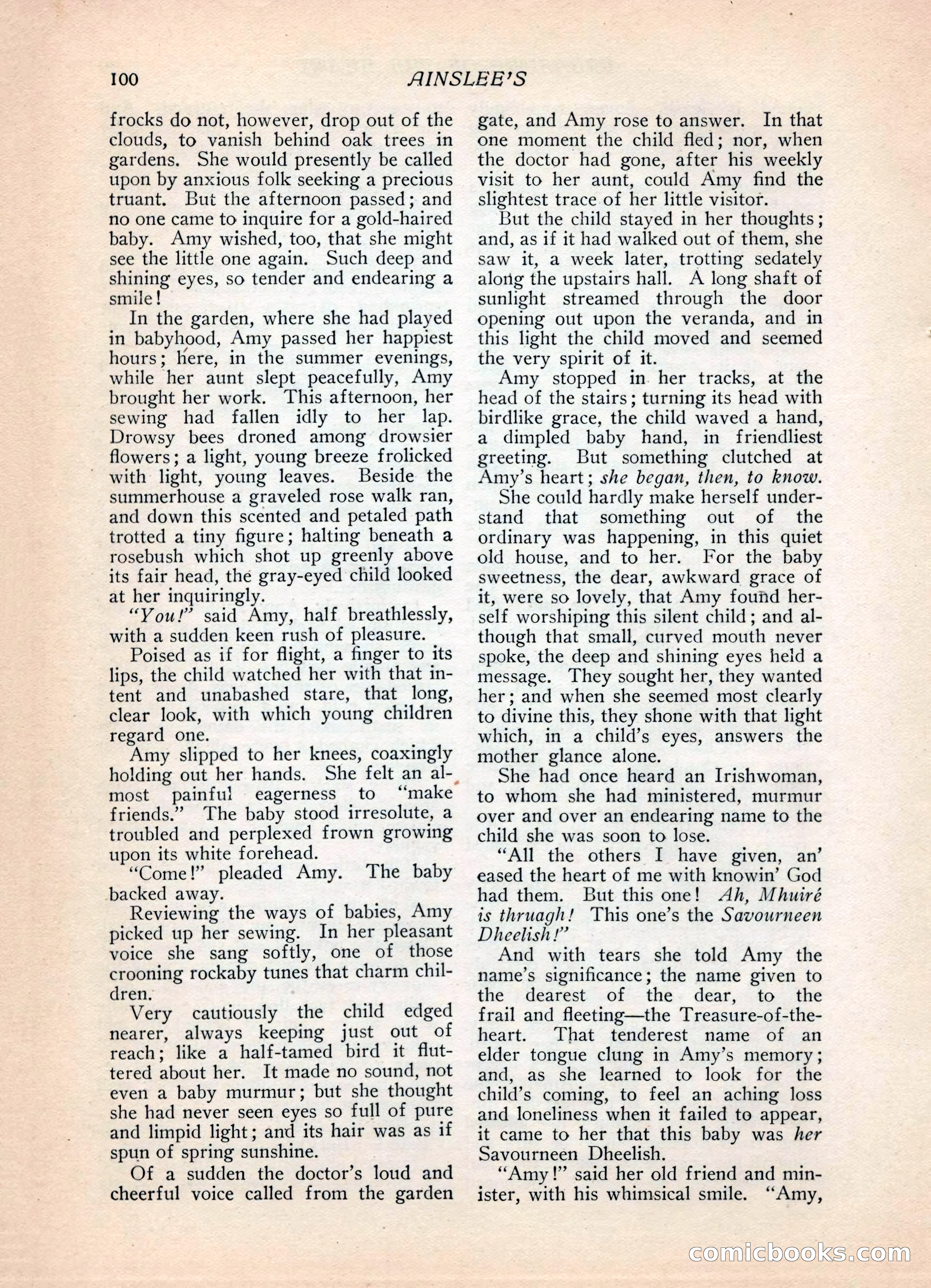 Ainslee's Magazine, February 1913 — page 110 of 192