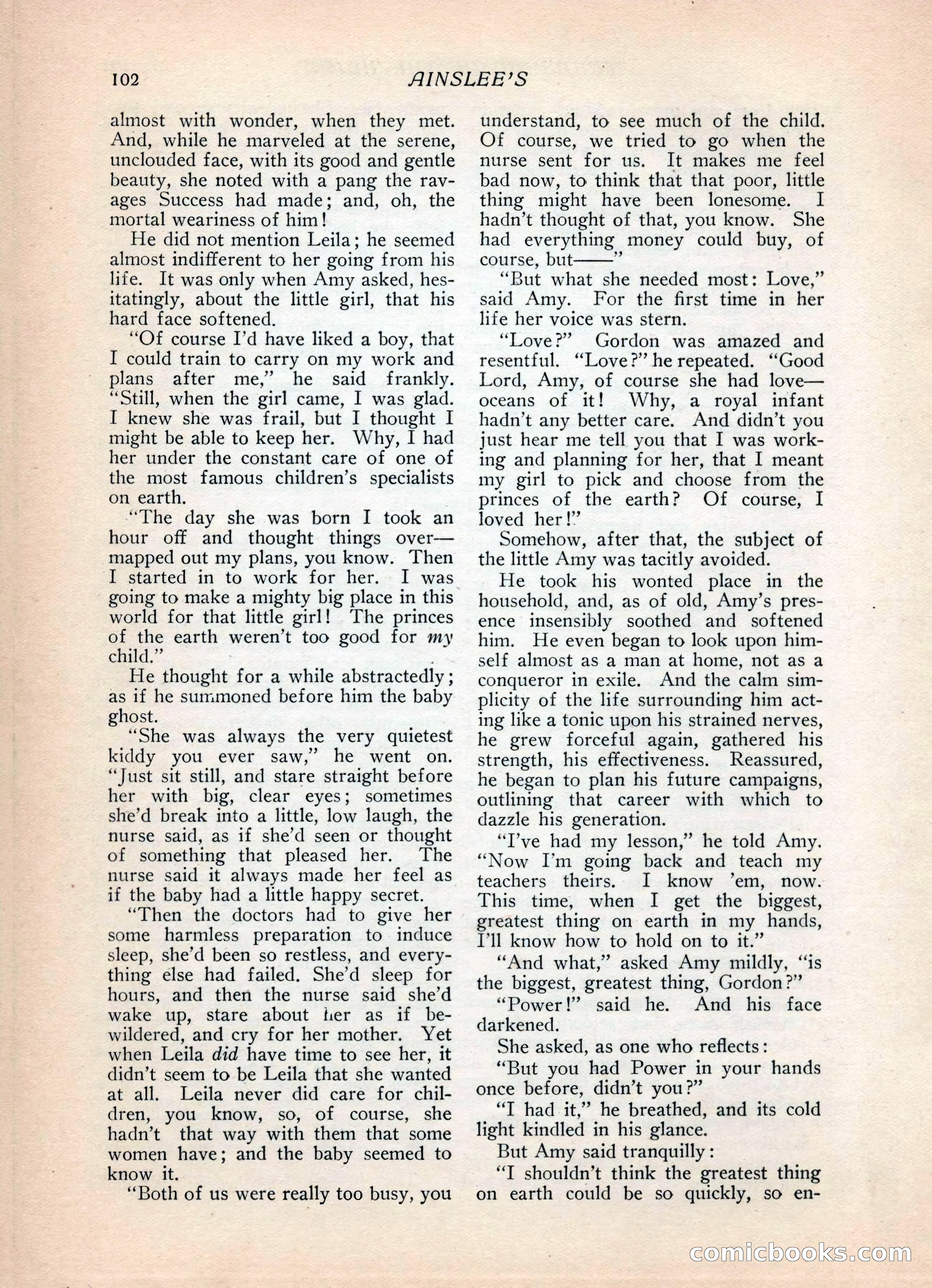 Ainslee's Magazine, February 1913 — page 112 of 192