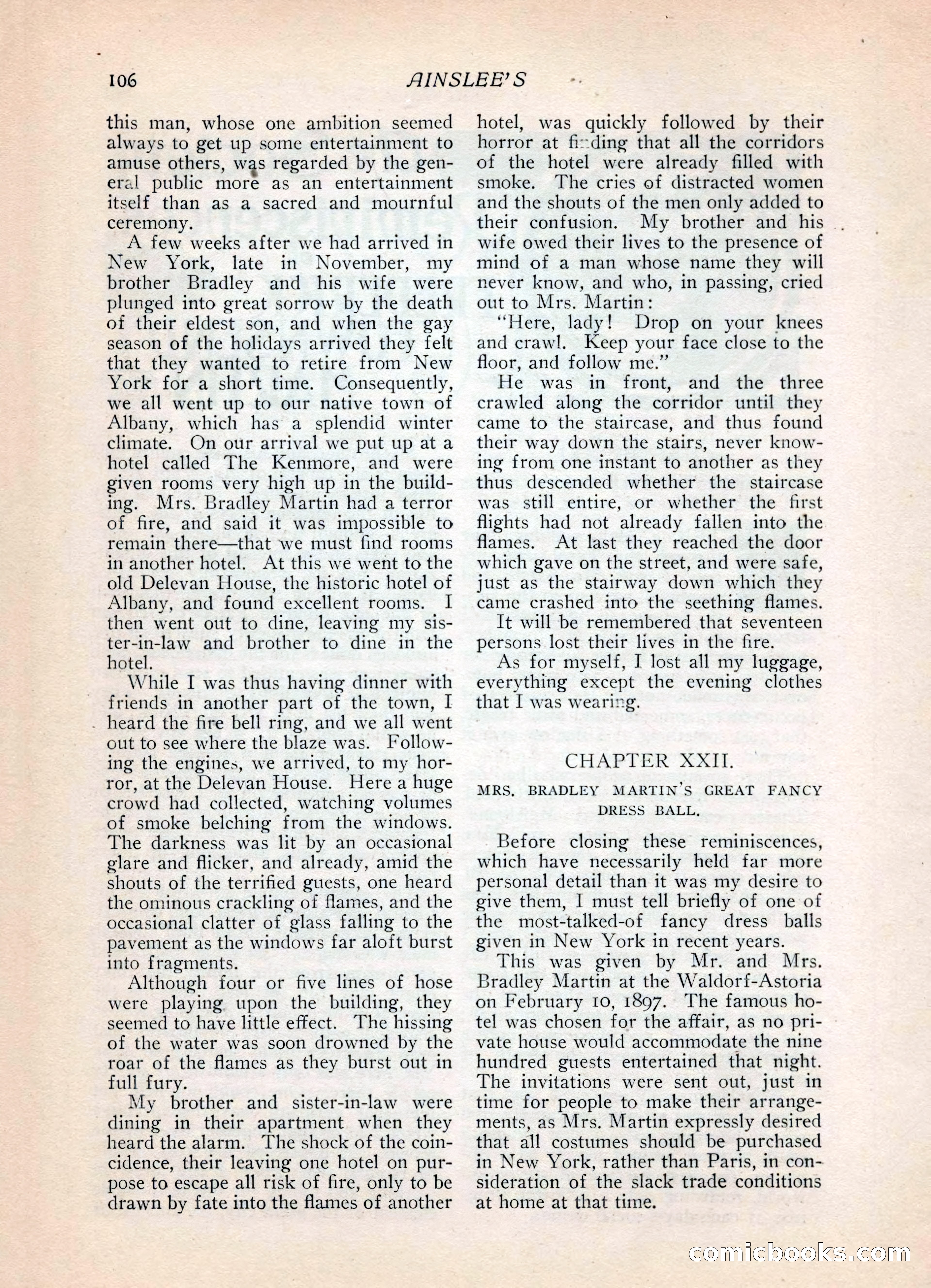 Ainslee's Magazine, February 1913 — page 116 of 192