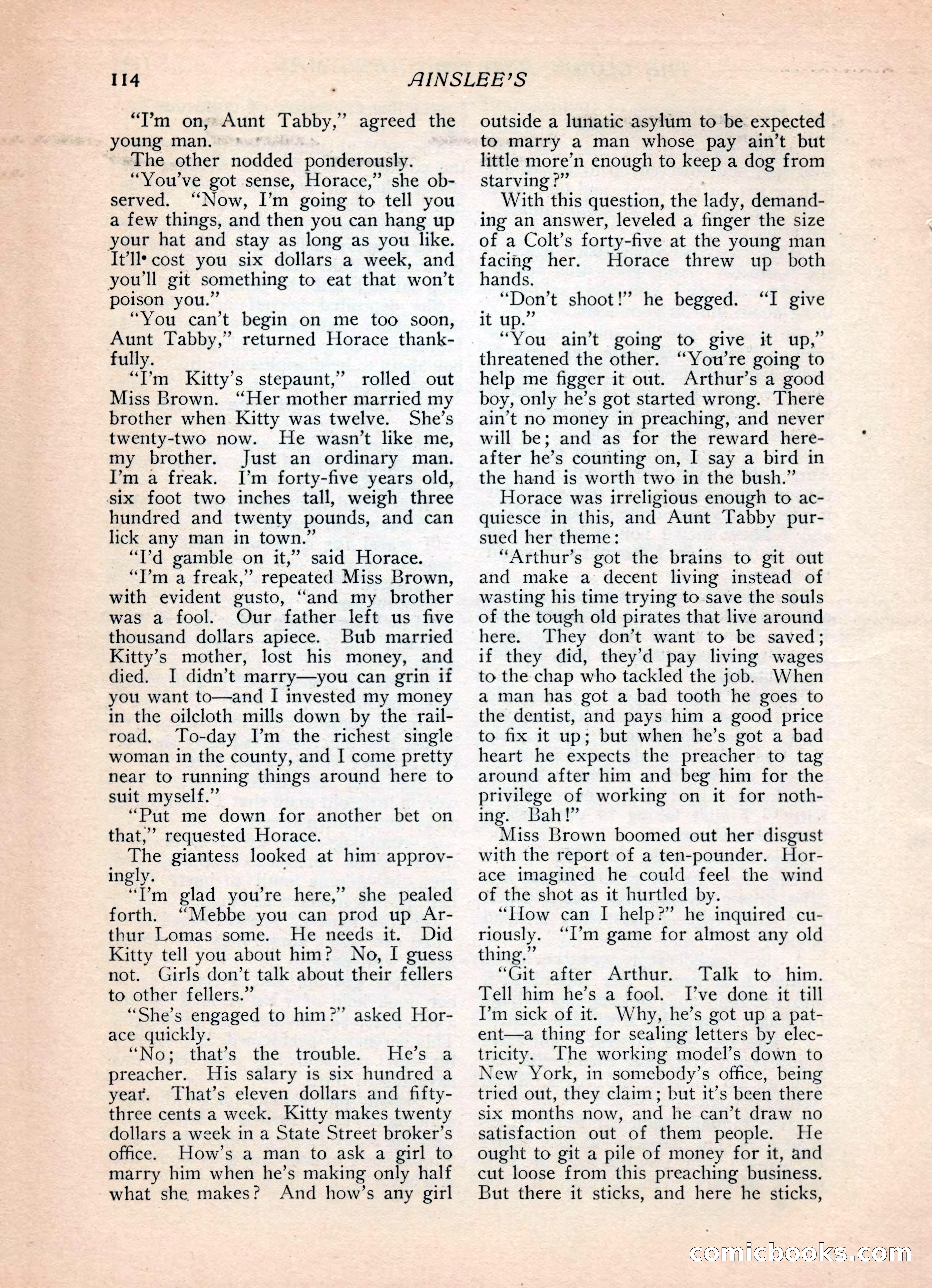 Ainslee's Magazine, February 1913 — page 124 of 192