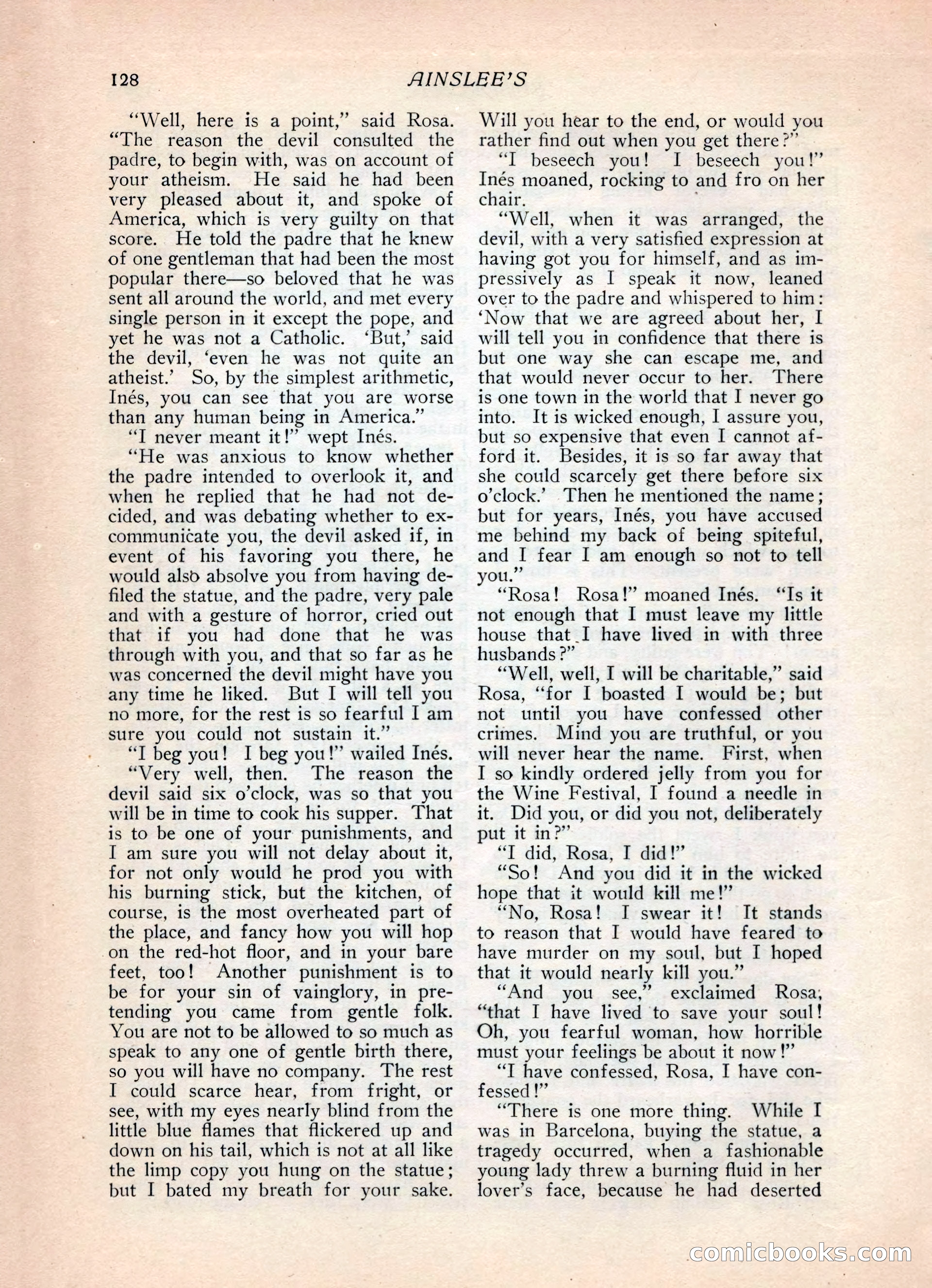 Ainslee's Magazine, February 1913 — page 138 of 192