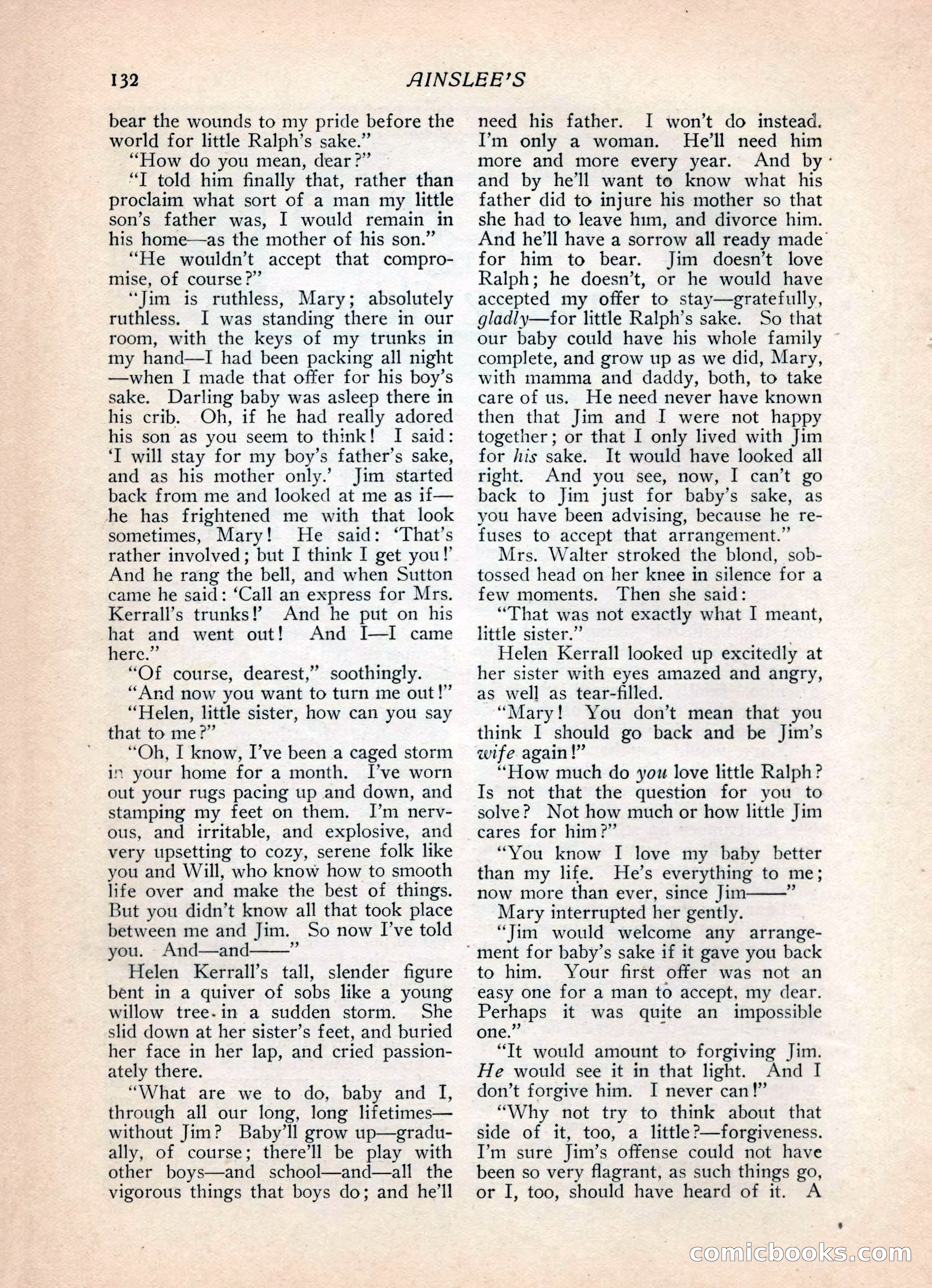 Ainslee's Magazine, February 1913 — page 142 of 192
