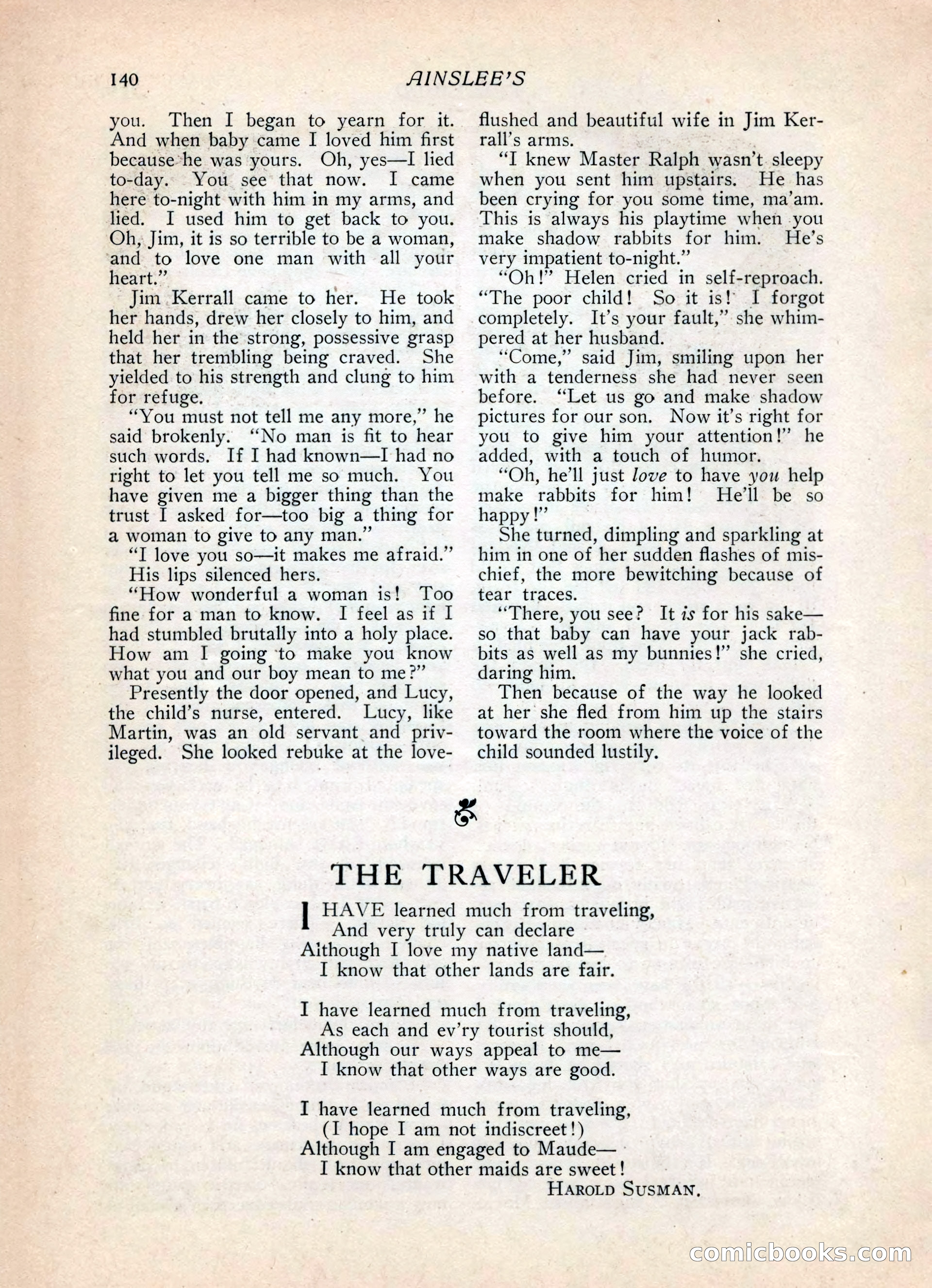 Ainslee's Magazine, February 1913 — page 150 of 192