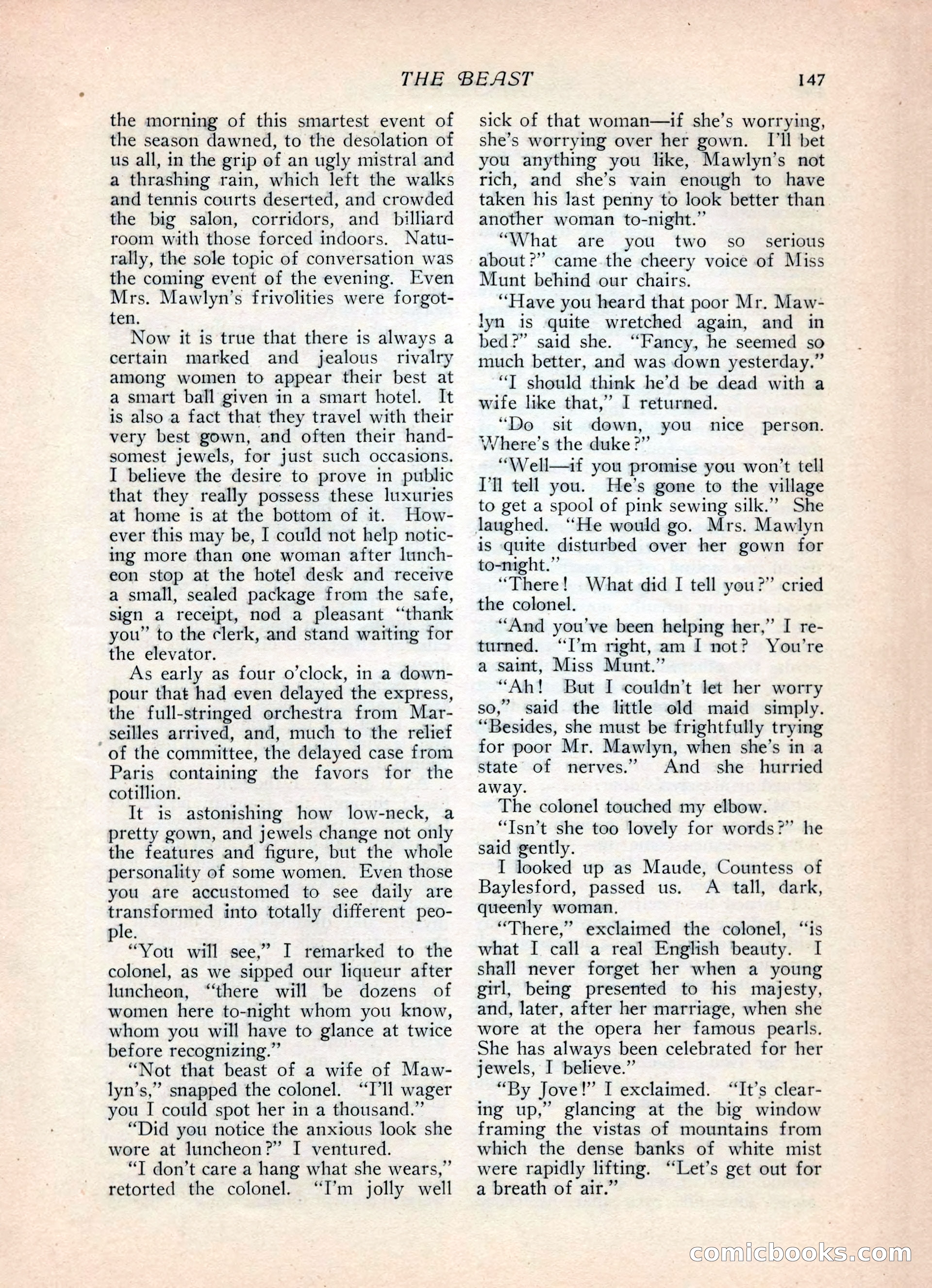 Ainslee's Magazine, February 1913 — page 157 of 192
