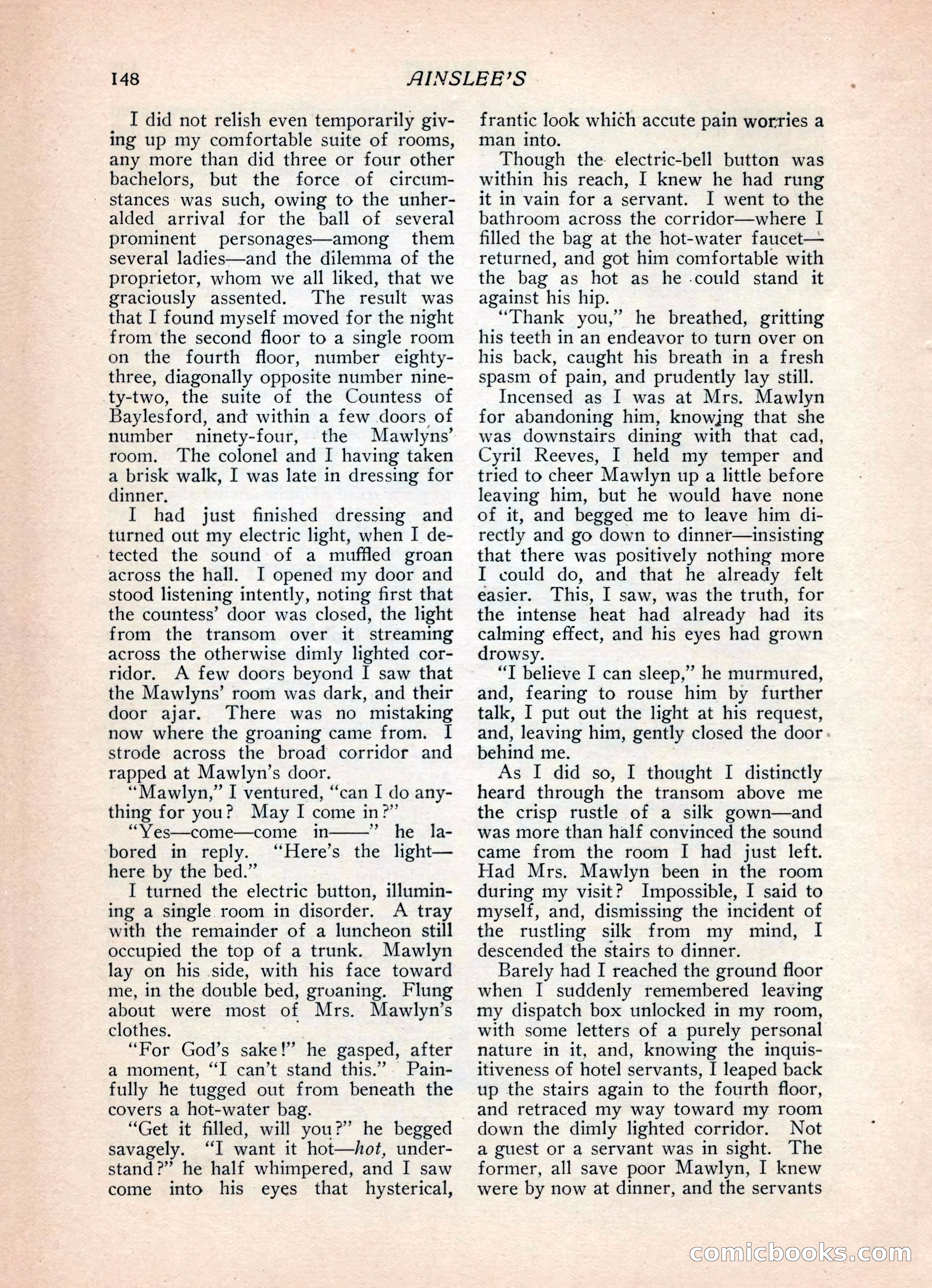 Ainslee's Magazine, February 1913 — page 158 of 192