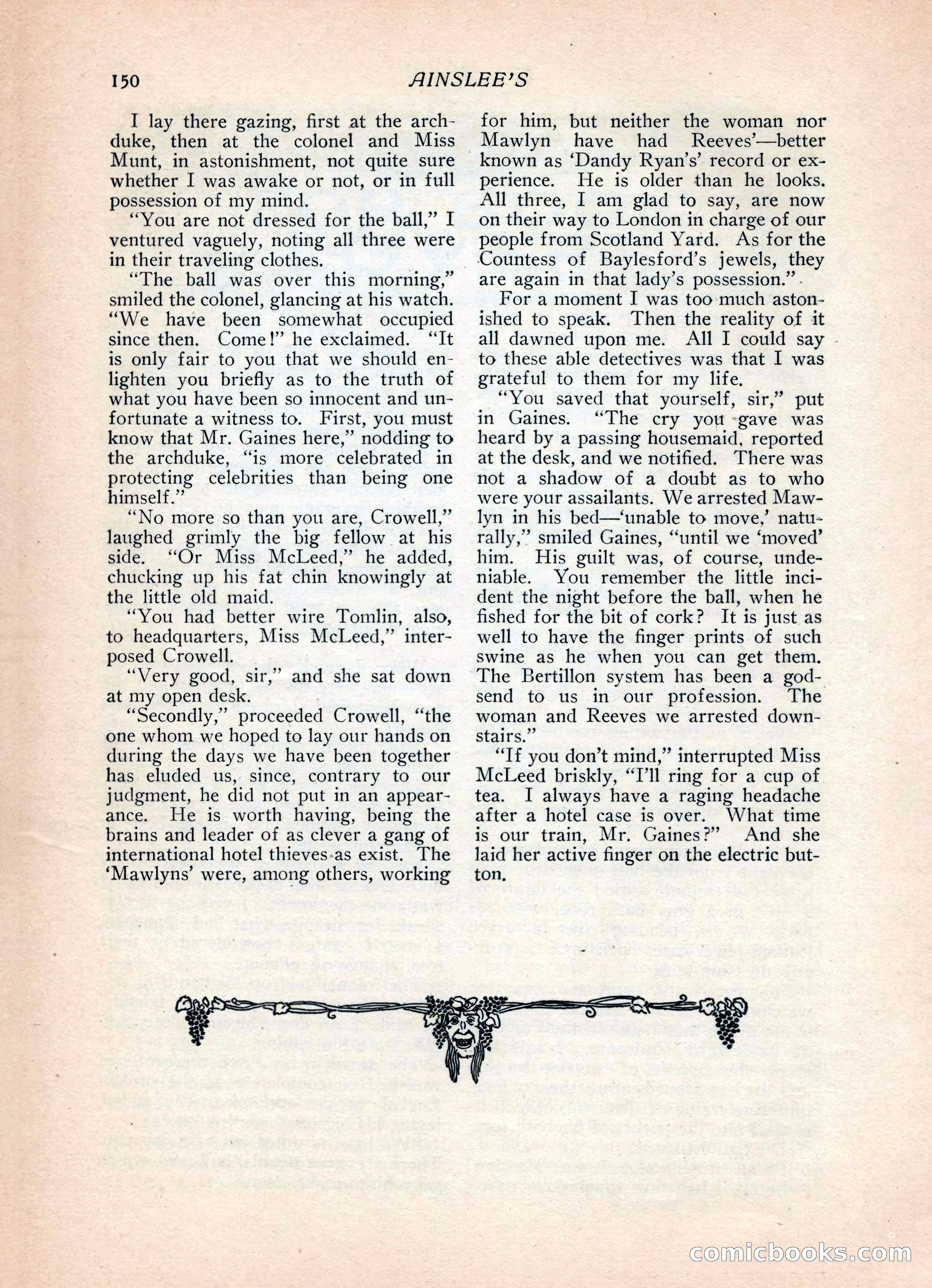 Ainslee's Magazine, February 1913 — page 160 of 192