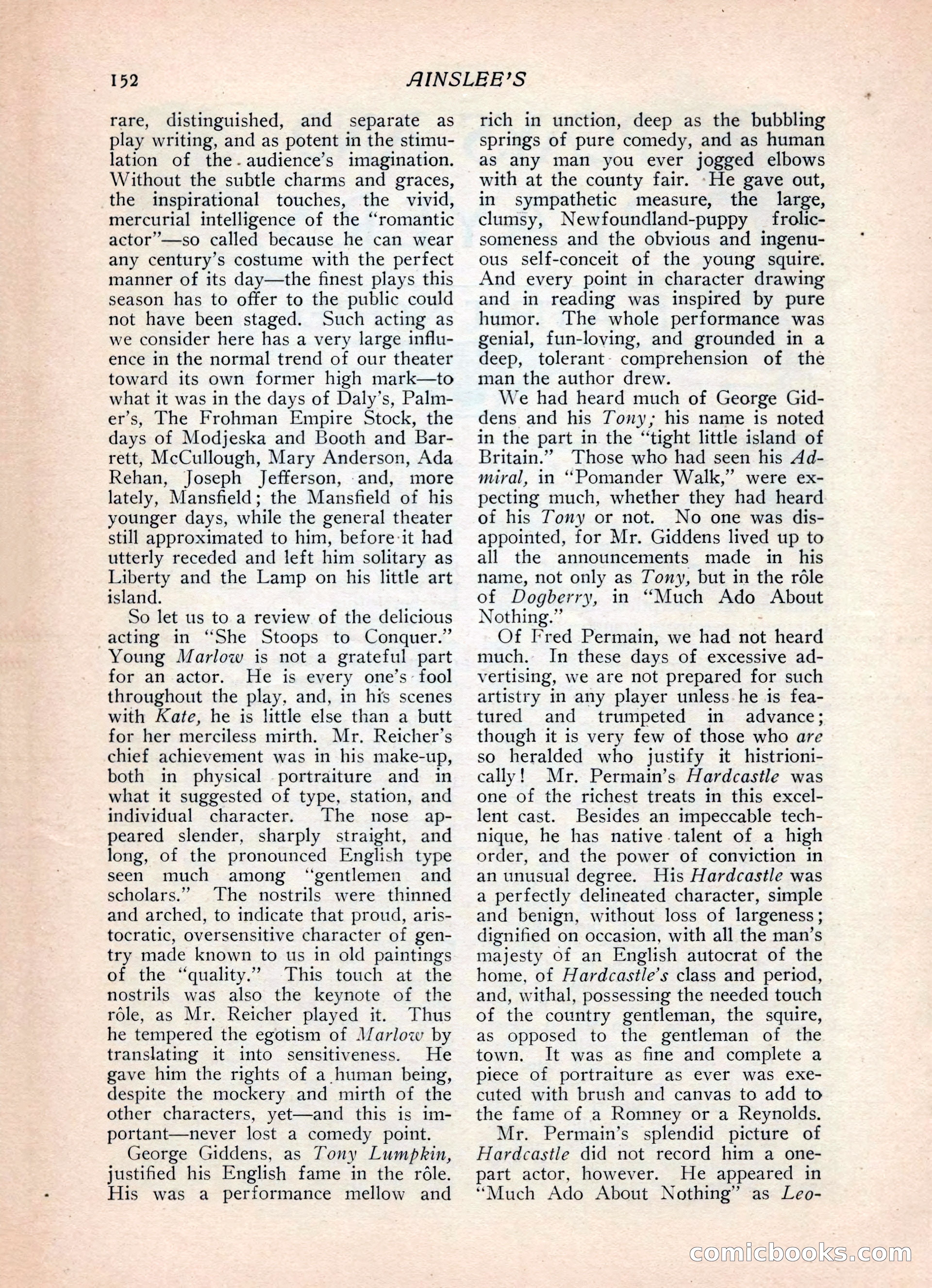 Ainslee's Magazine, February 1913 — page 162 of 192