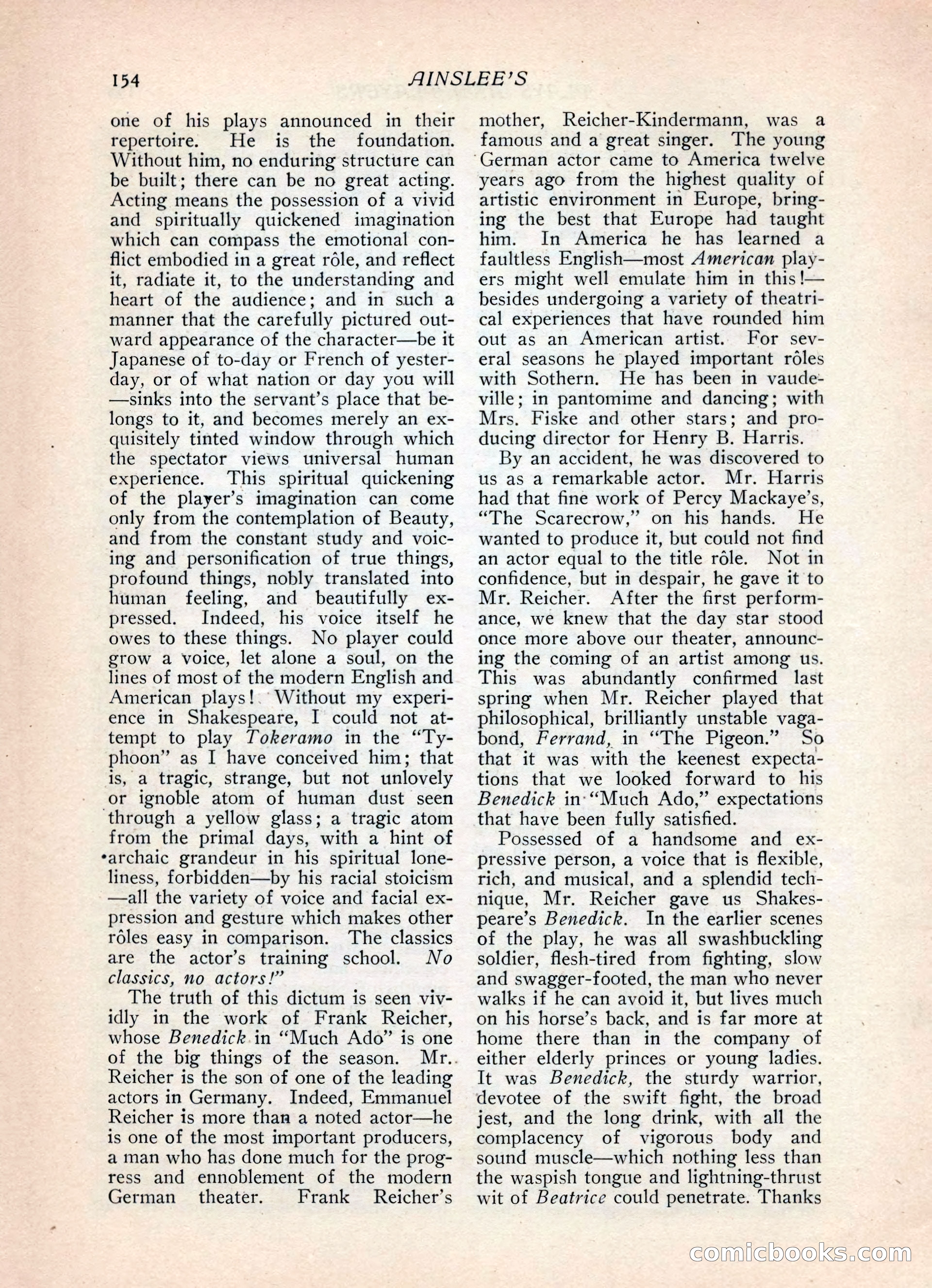 Ainslee's Magazine, February 1913 — page 164 of 192