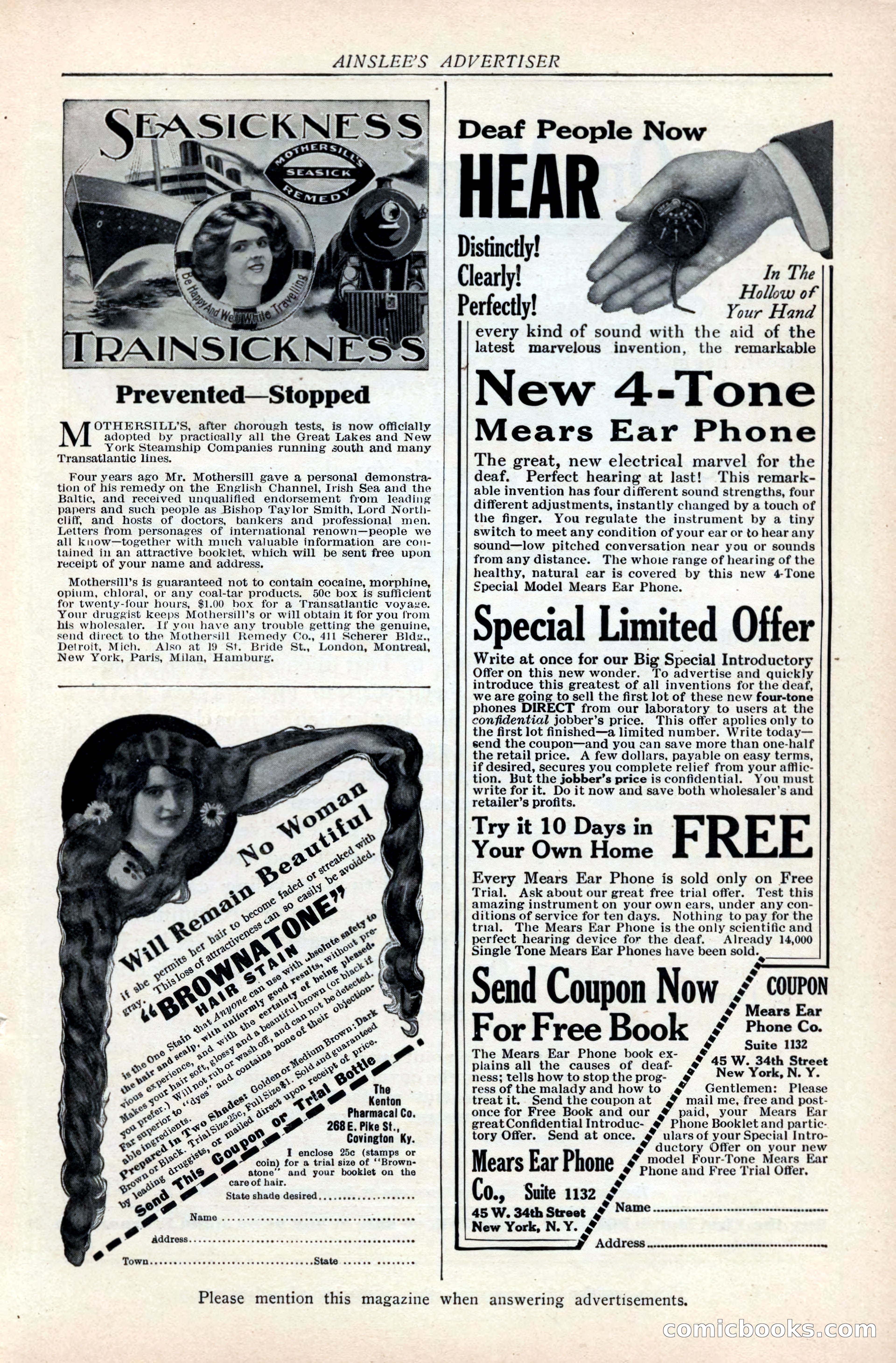 Ainslee's Magazine, February 1913 — page 187 of 192