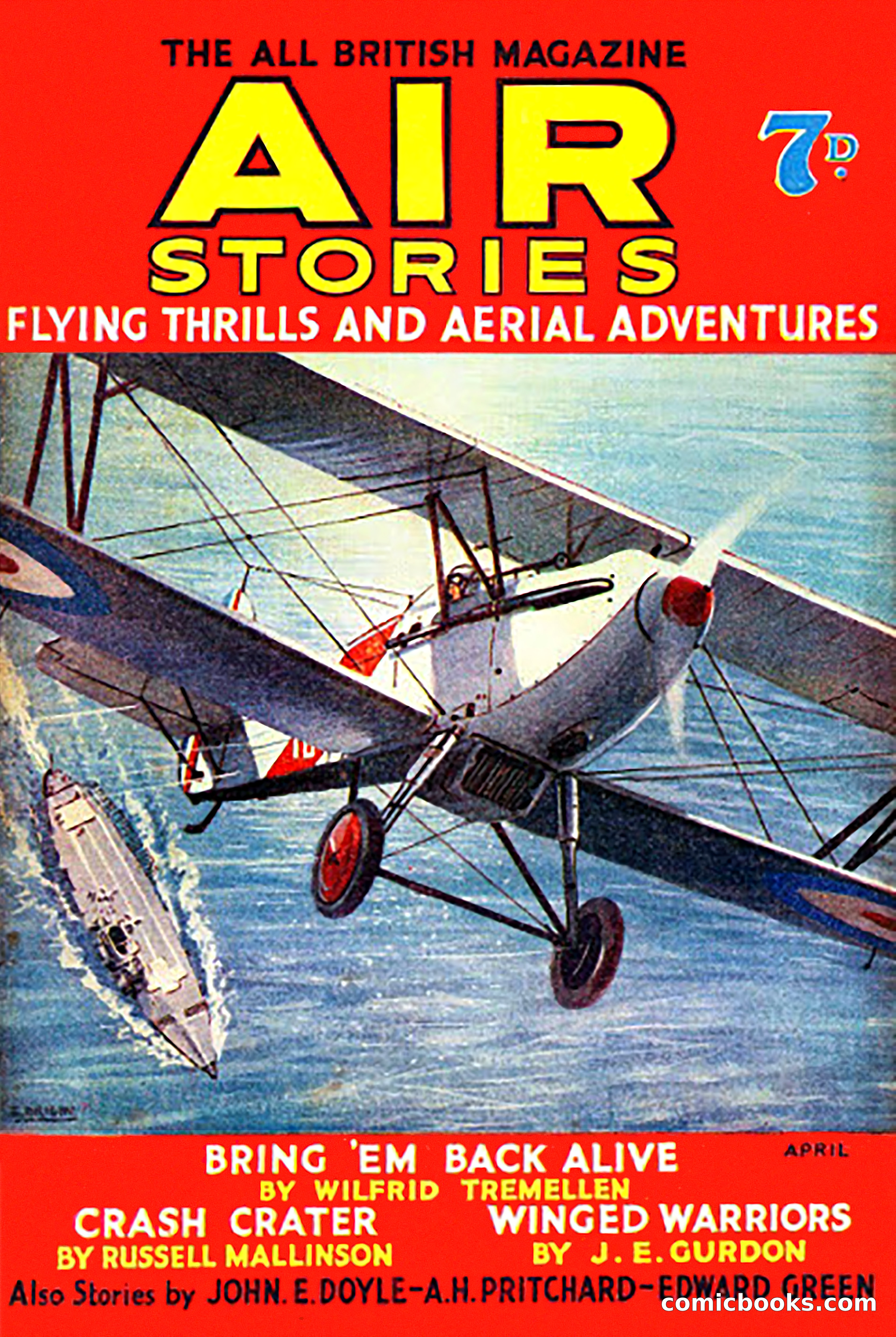 Air Stories, April 1936 — page 1 of 98