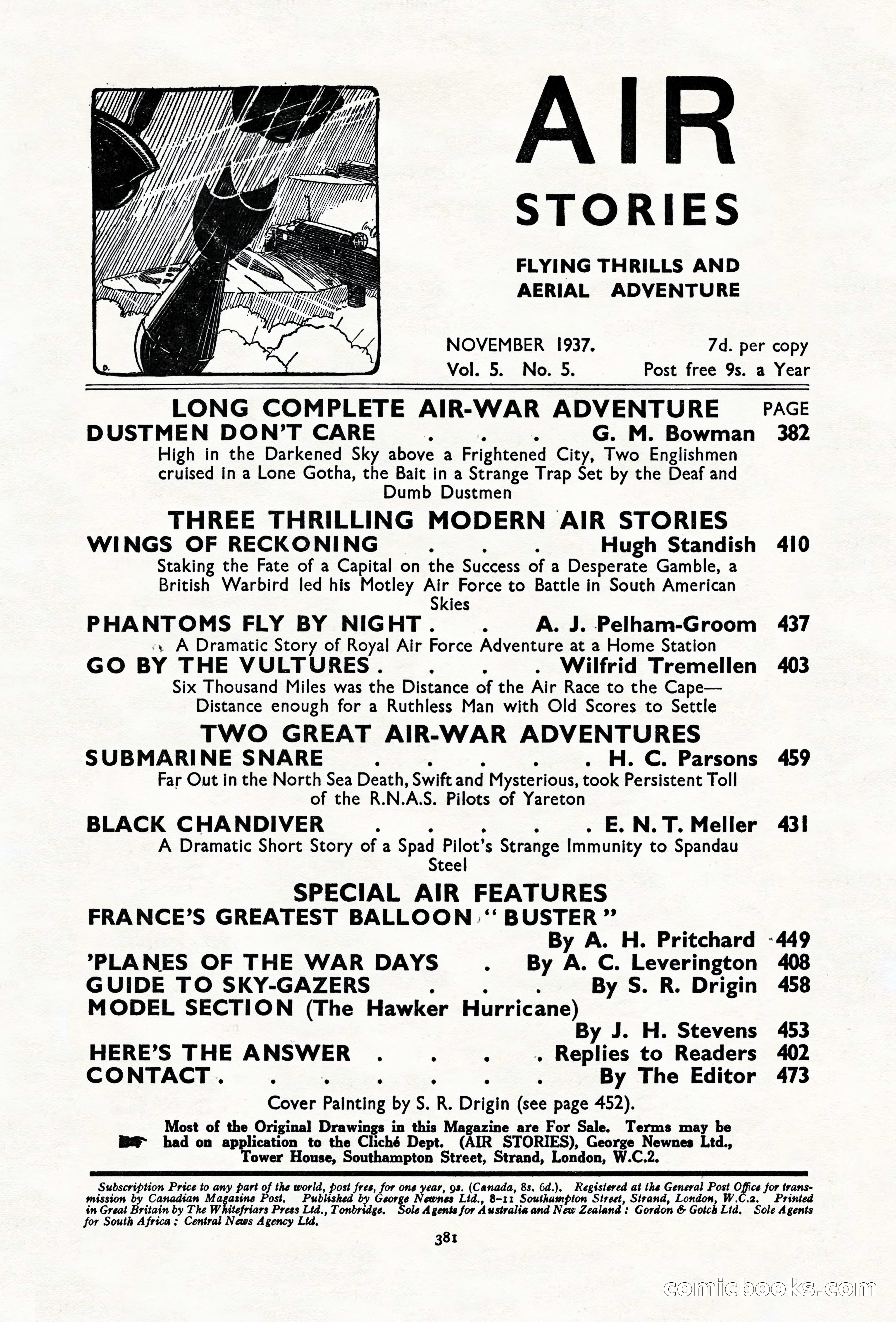 Air Stories, November 1937 — page 3 of 100