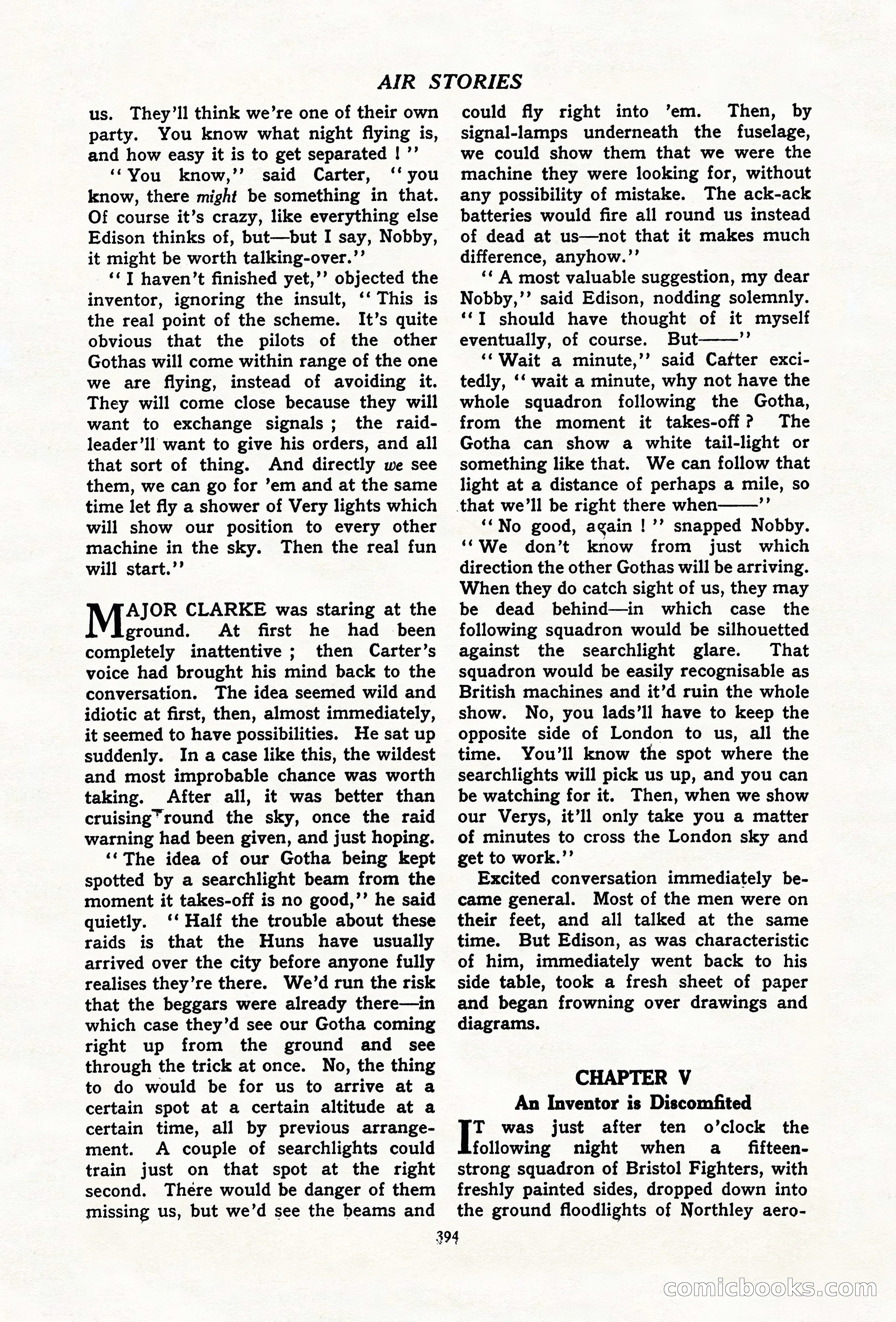 Air Stories, November 1937 — page 16 of 100