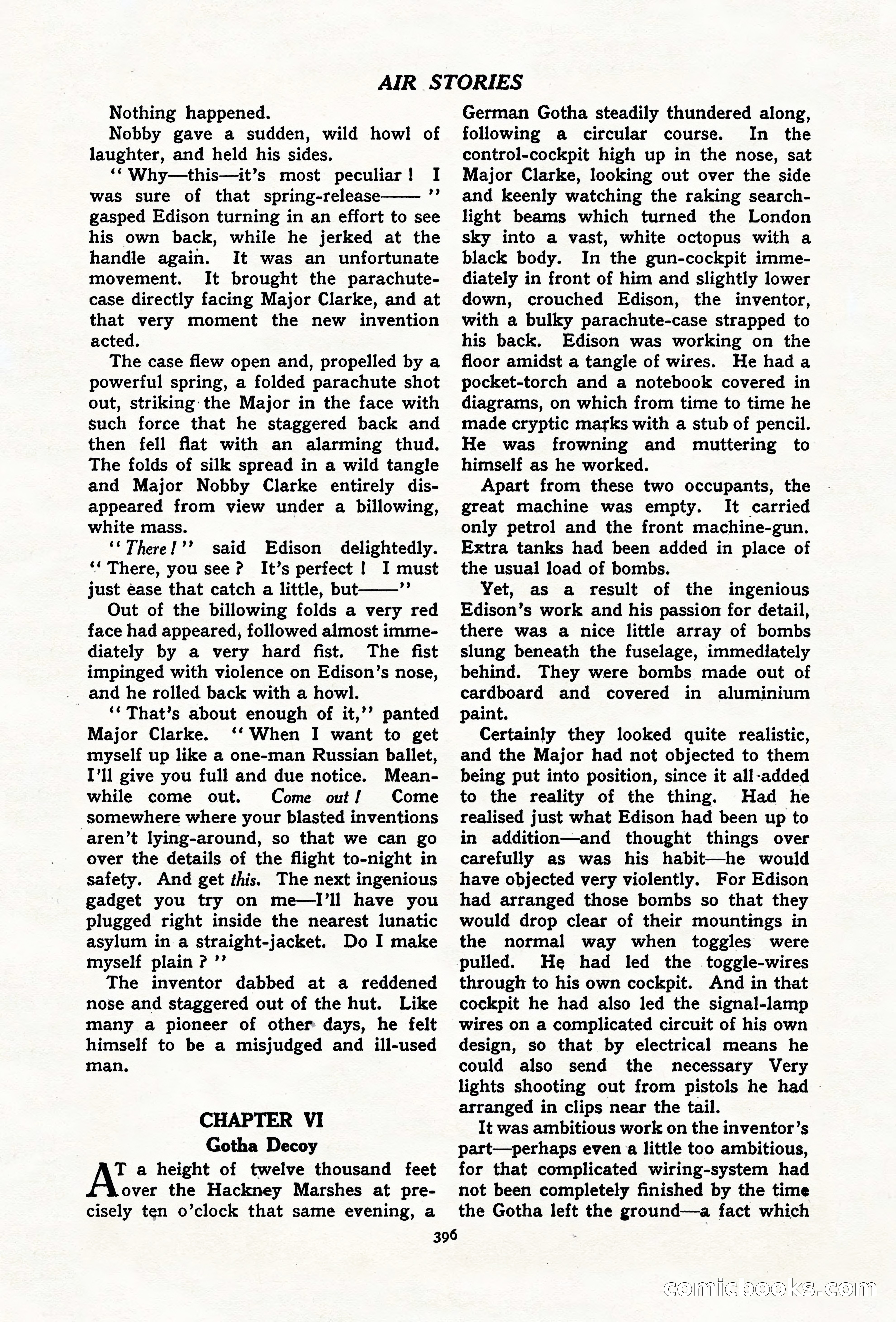 Air Stories, November 1937 — page 18 of 100