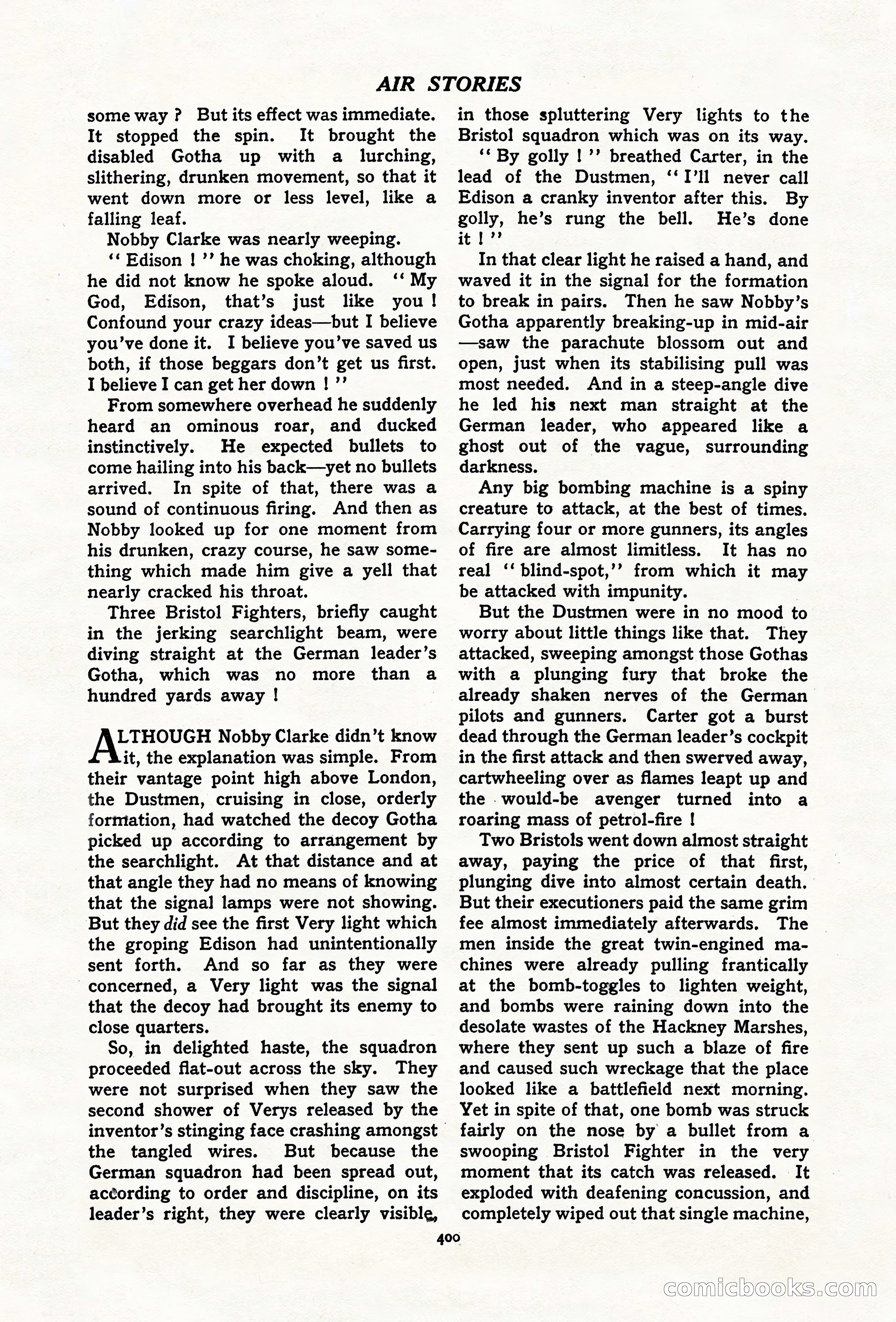 Air Stories, November 1937 — page 22 of 100