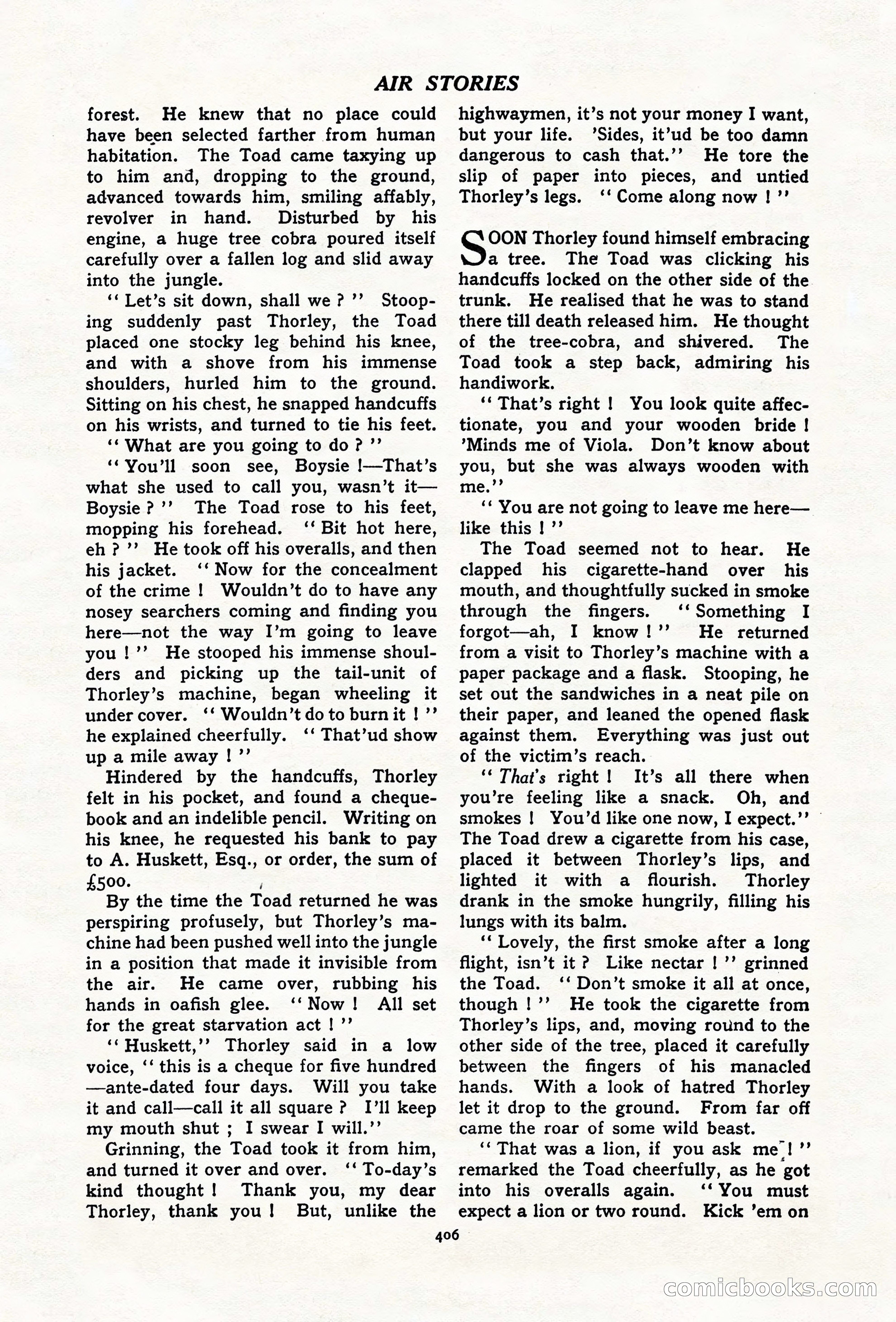 Air Stories, November 1937 — page 28 of 100
