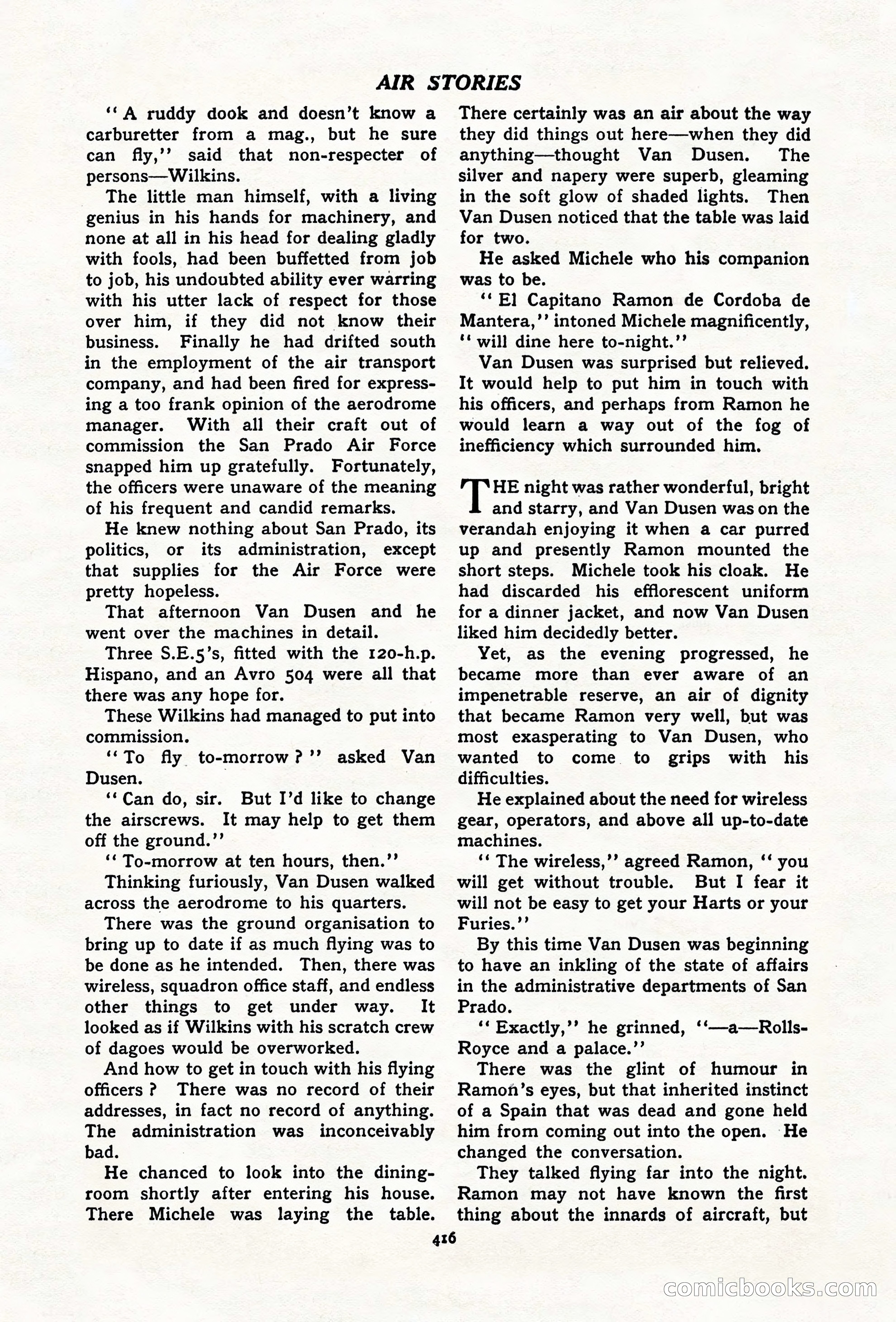 Air Stories, November 1937 — page 38 of 100