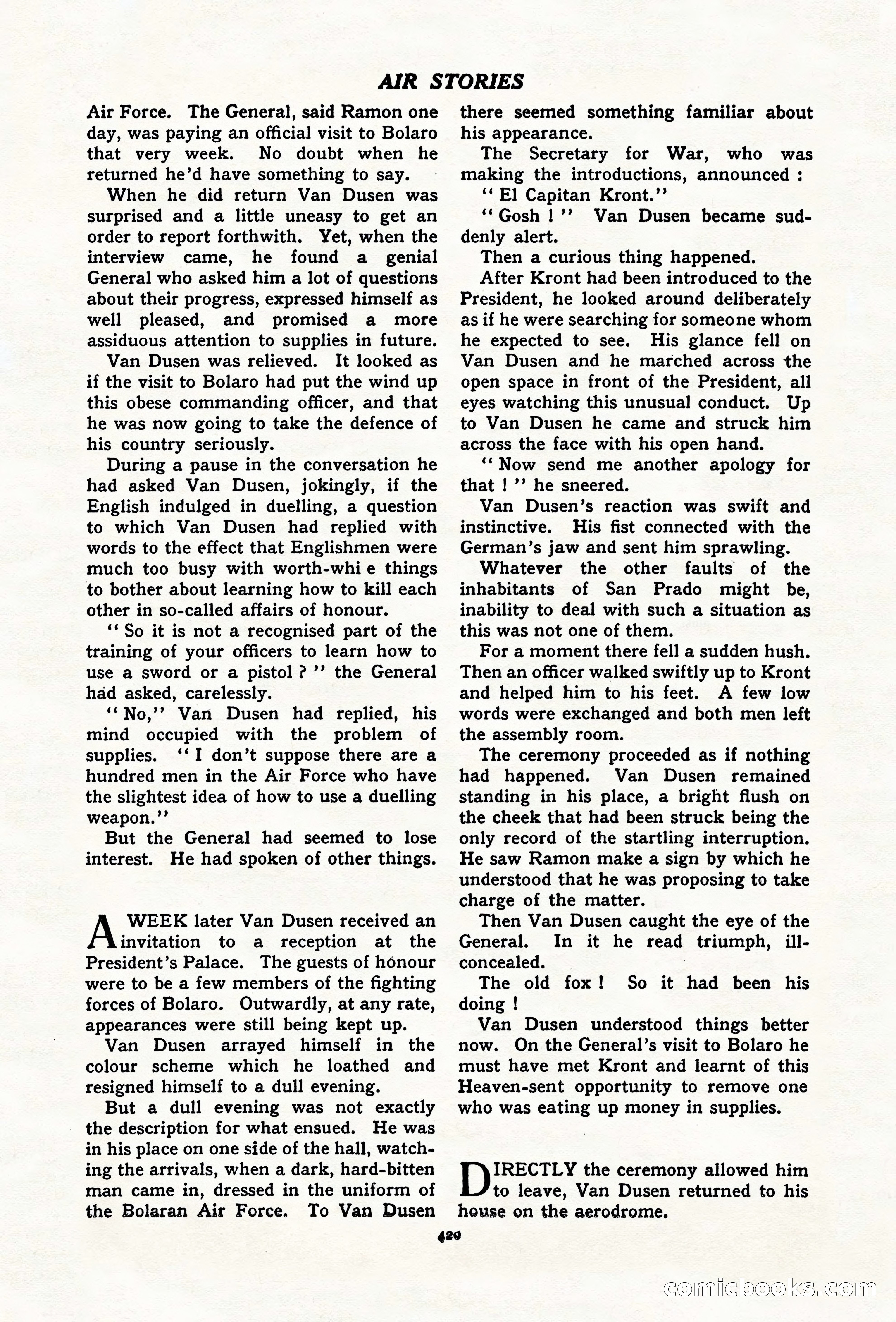 Air Stories, November 1937 — page 42 of 100