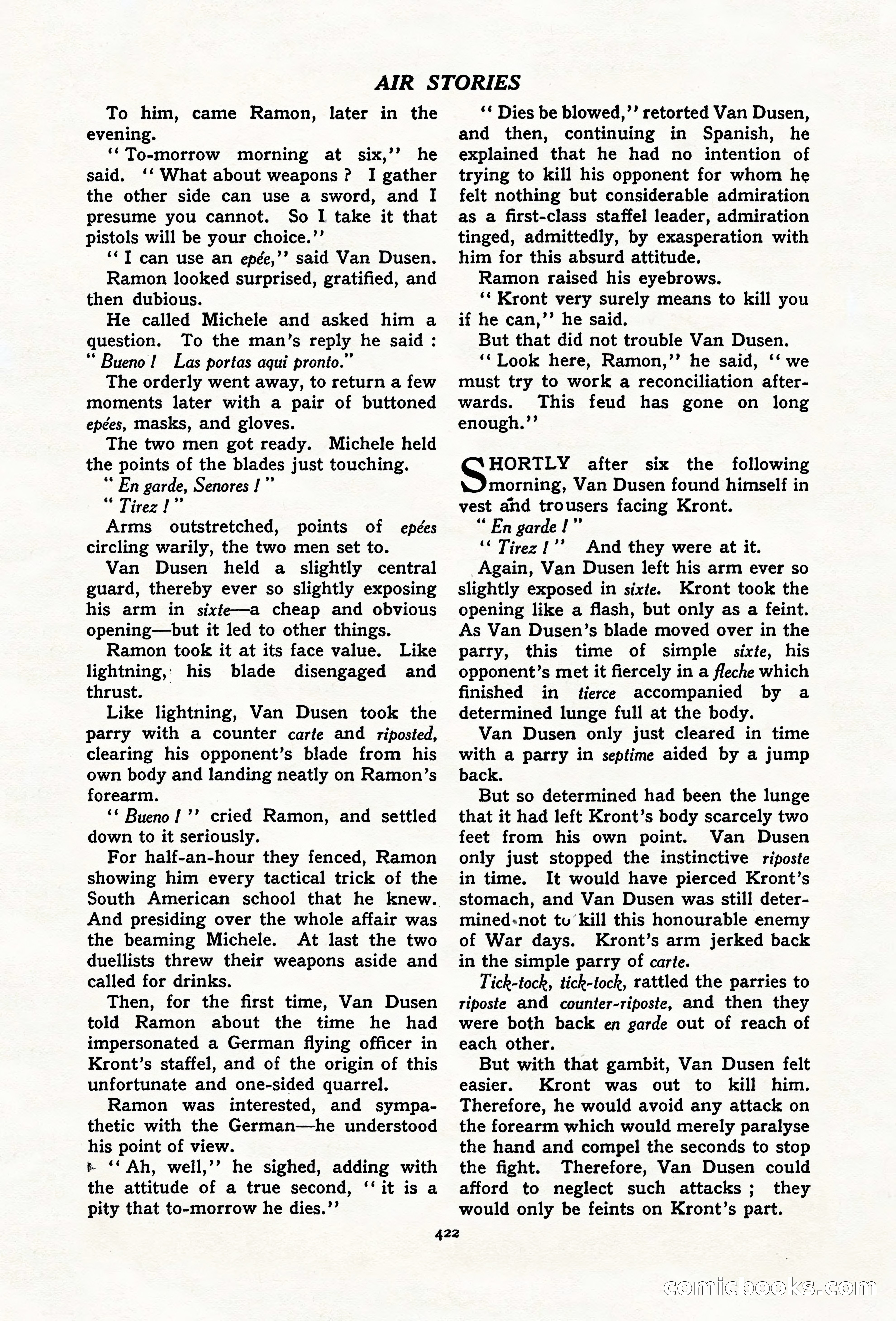 Air Stories, November 1937 — page 44 of 100