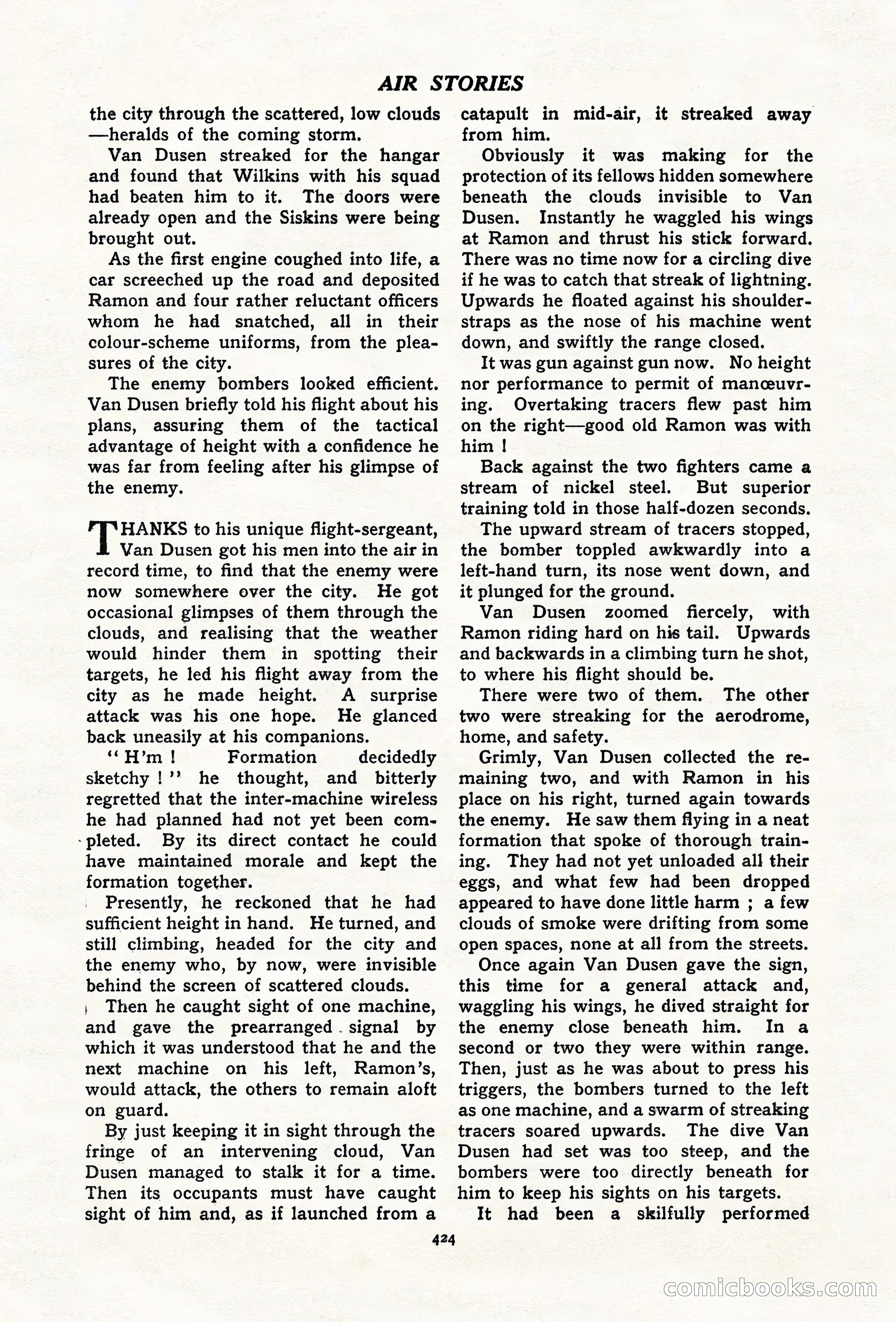 Air Stories, November 1937 — page 46 of 100