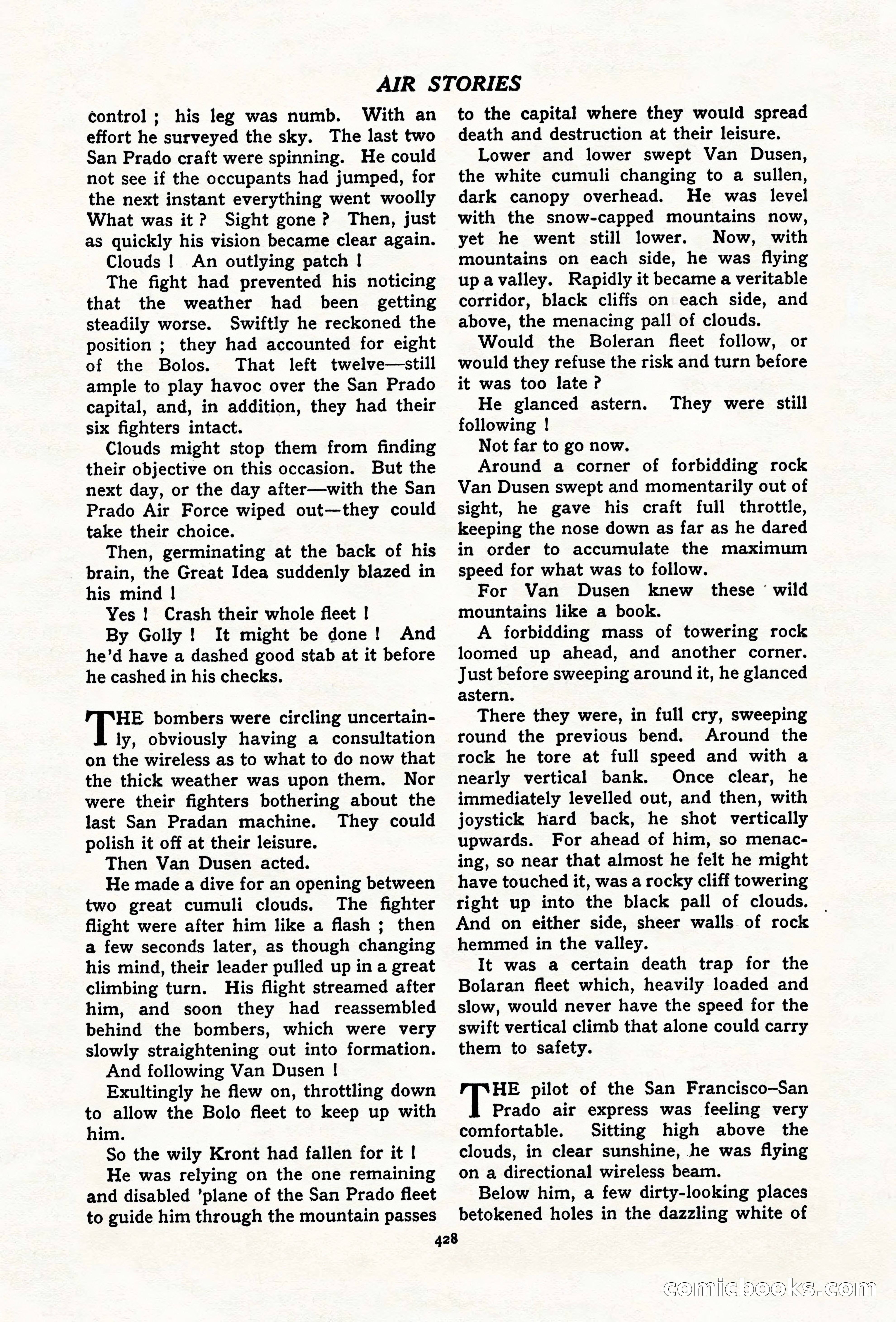 Air Stories, November 1937 — page 50 of 100
