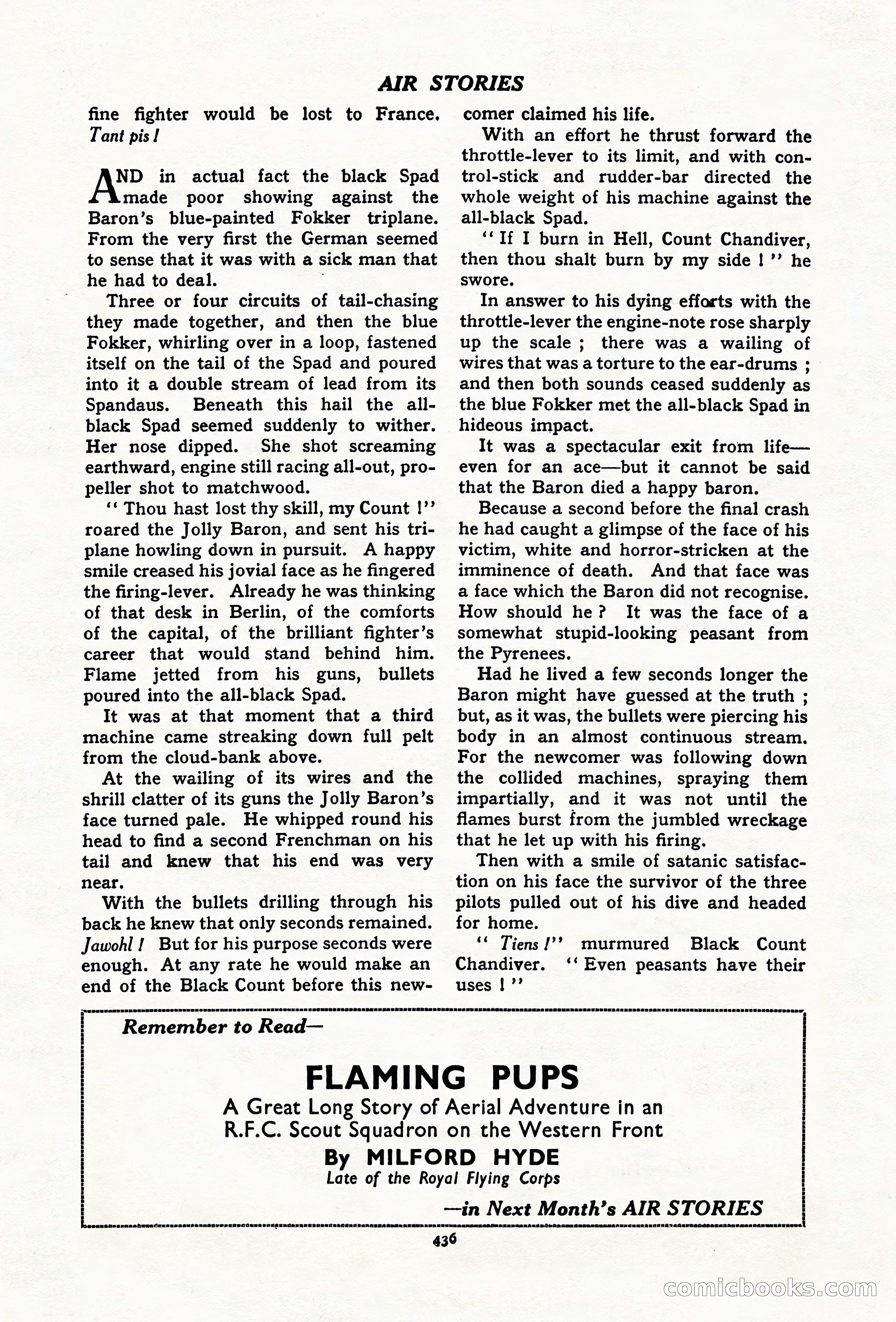 Air Stories, November 1937 — page 58 of 100