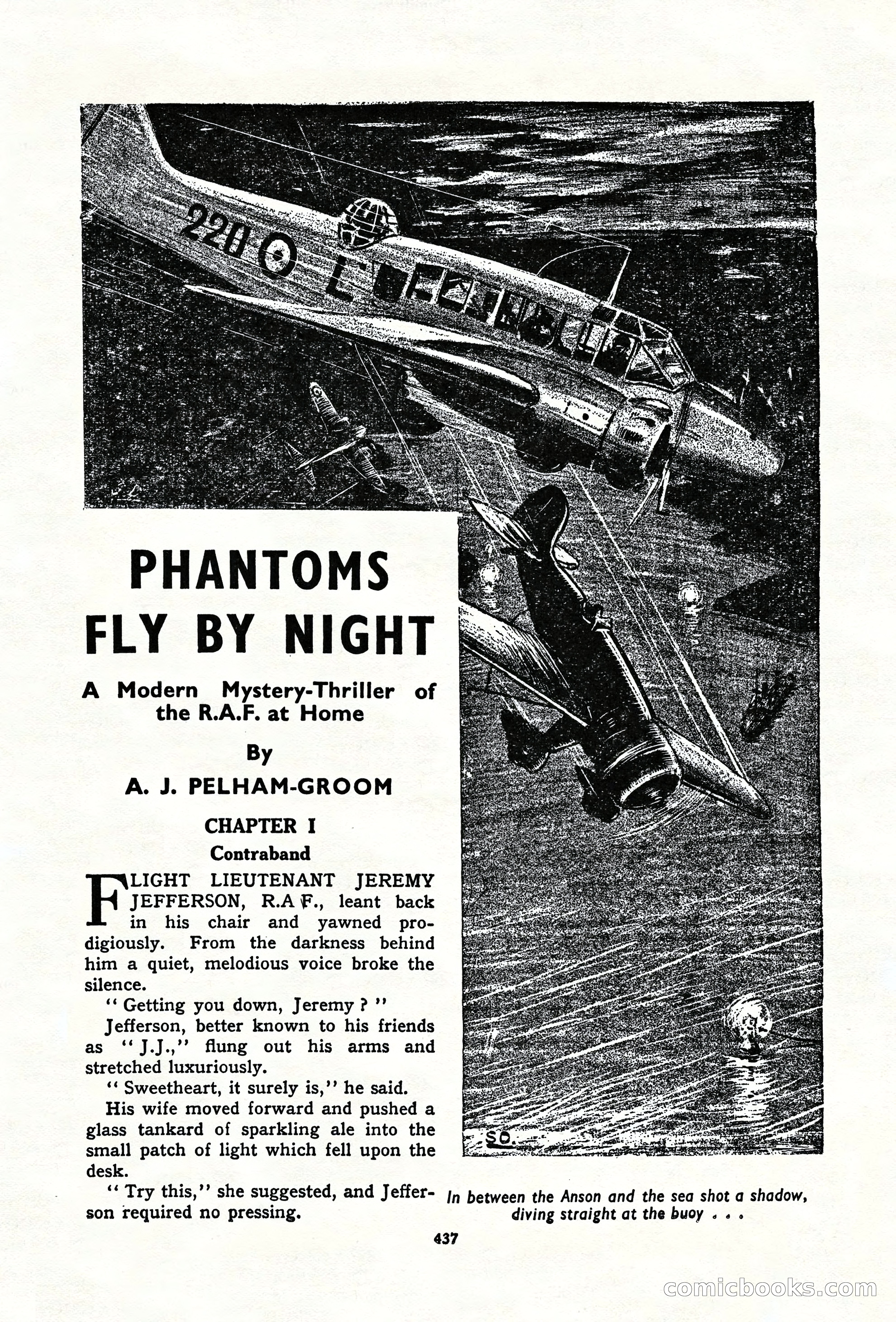 Air Stories, November 1937 — page 59 of 100