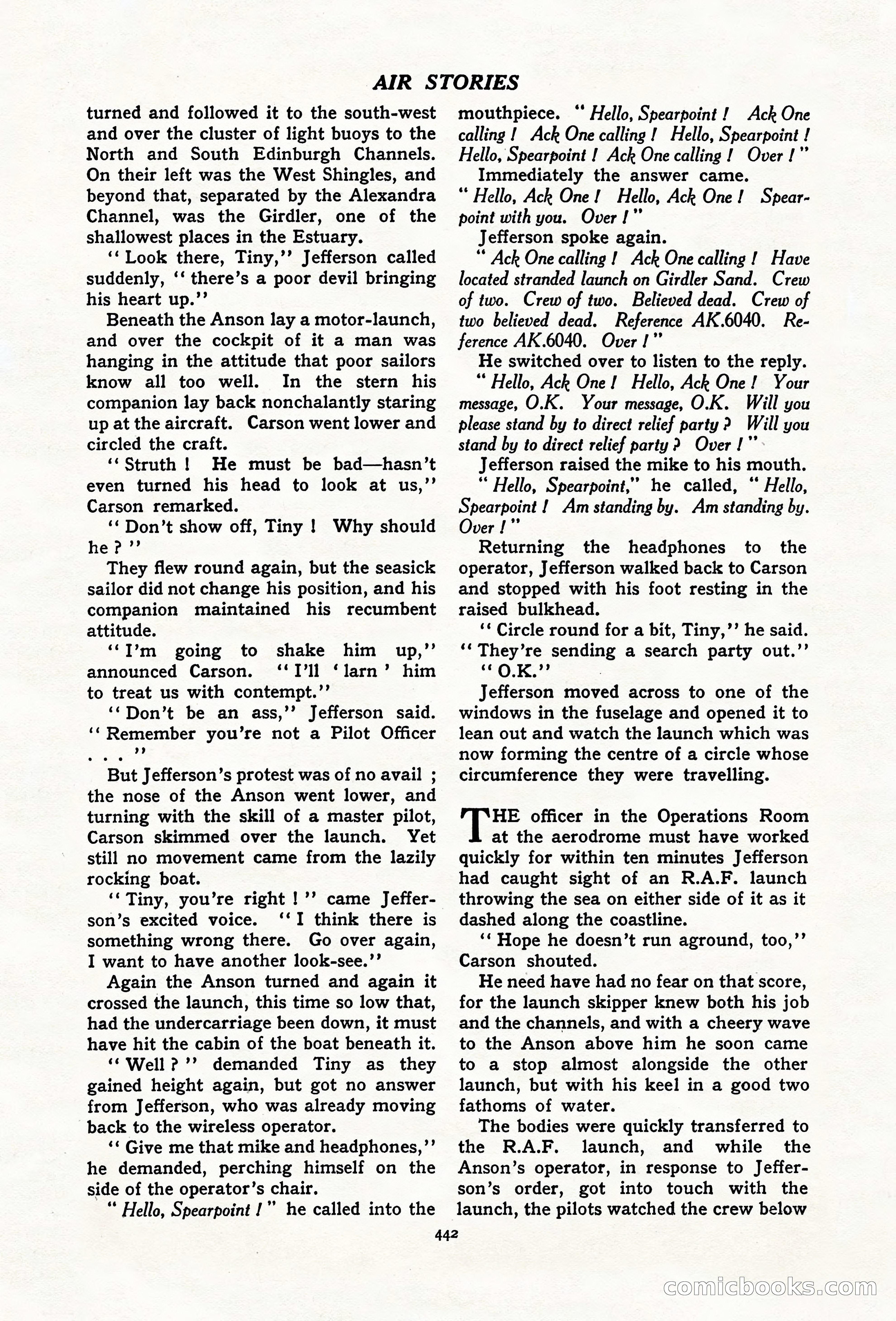 Air Stories, November 1937 — page 64 of 100