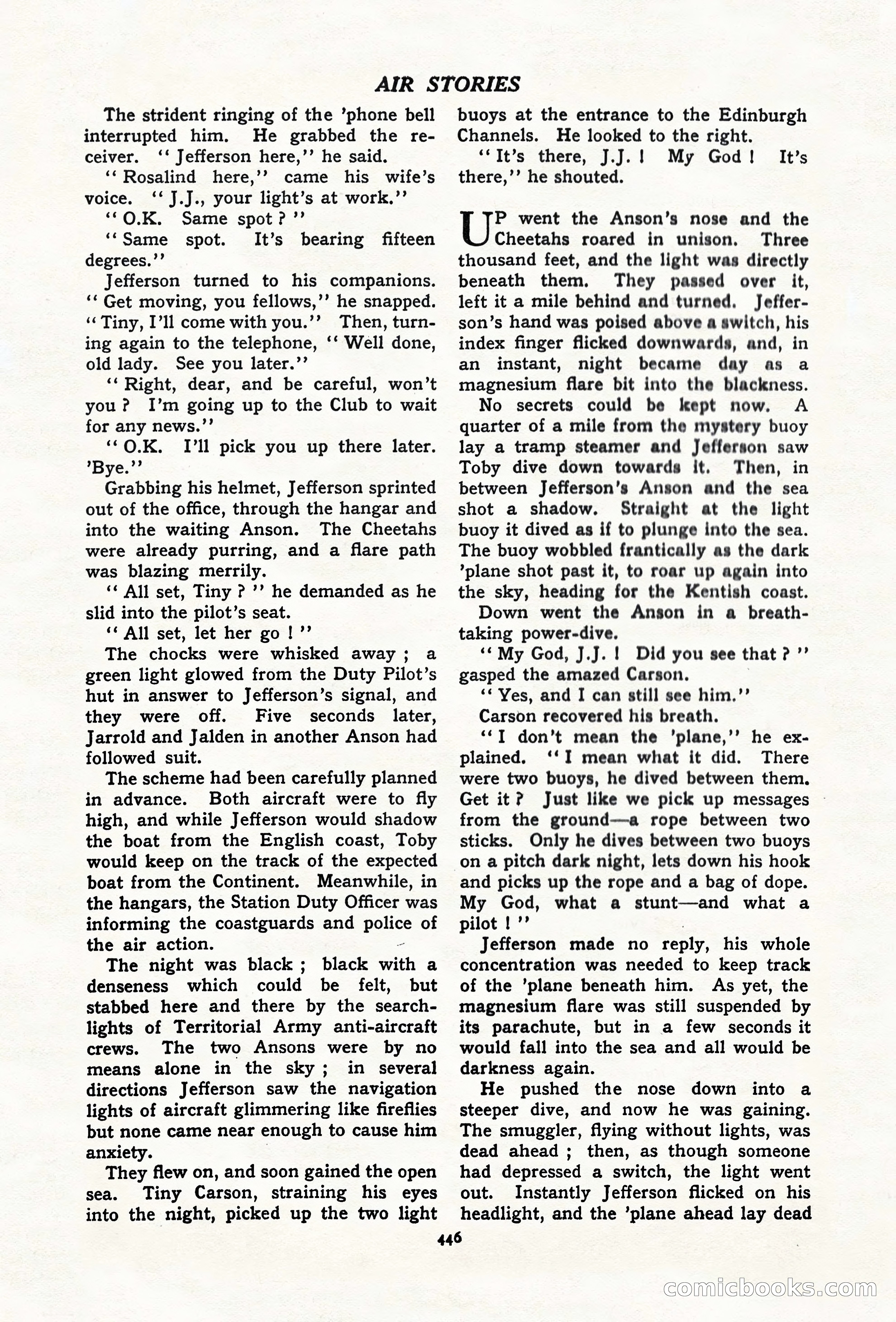 Air Stories, November 1937 — page 68 of 100