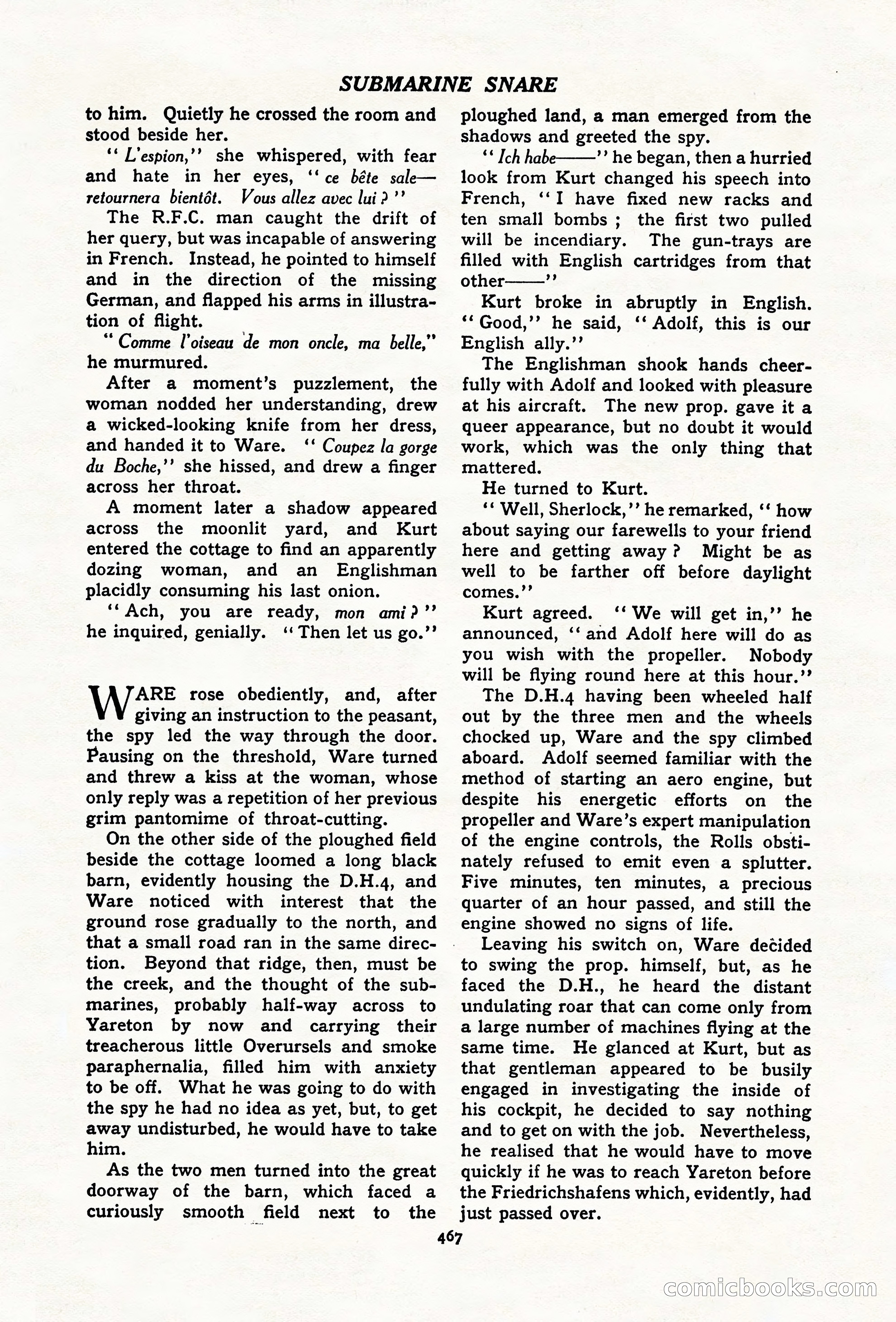 Air Stories, November 1937 — page 89 of 100