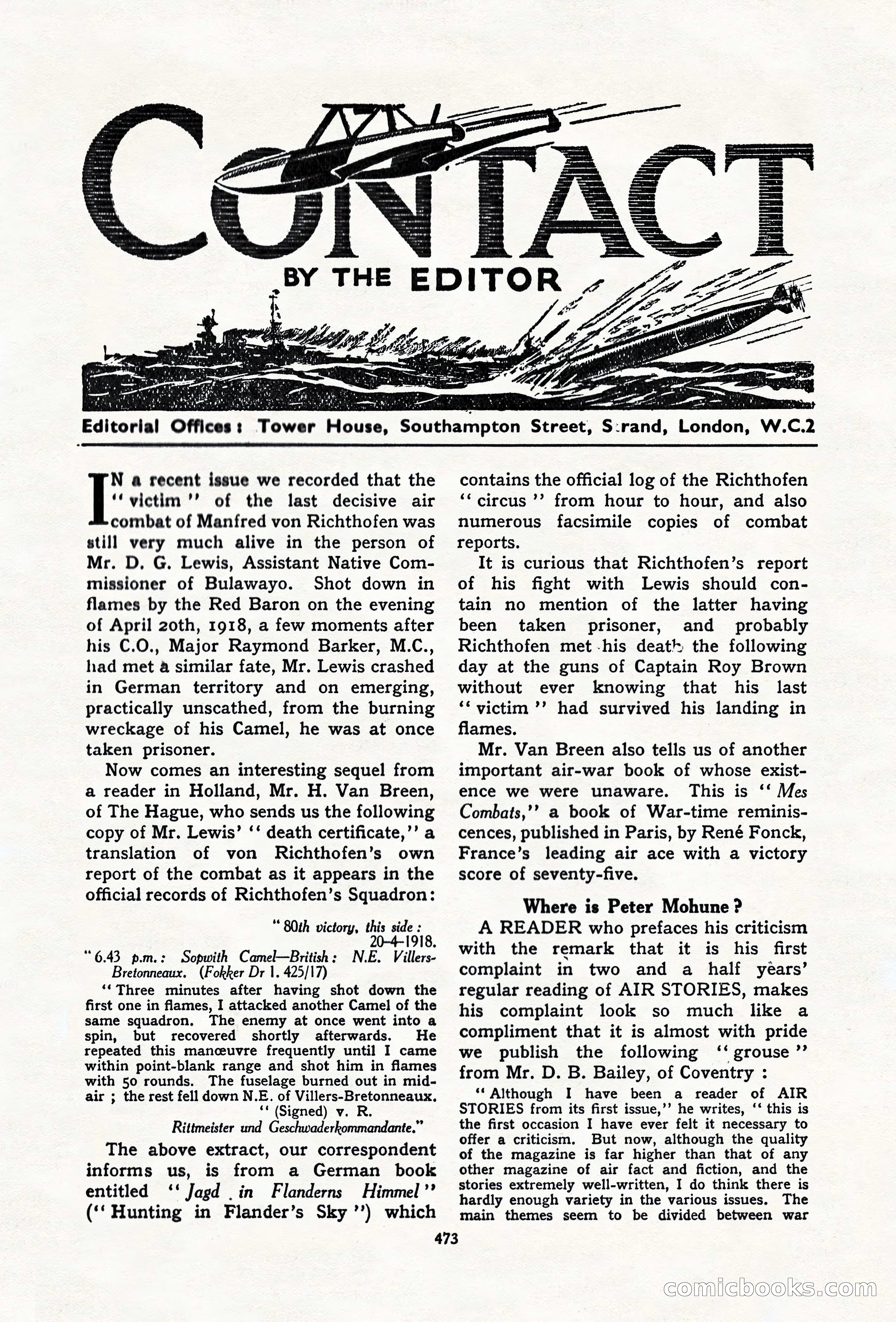 Air Stories, November 1937 — page 95 of 100