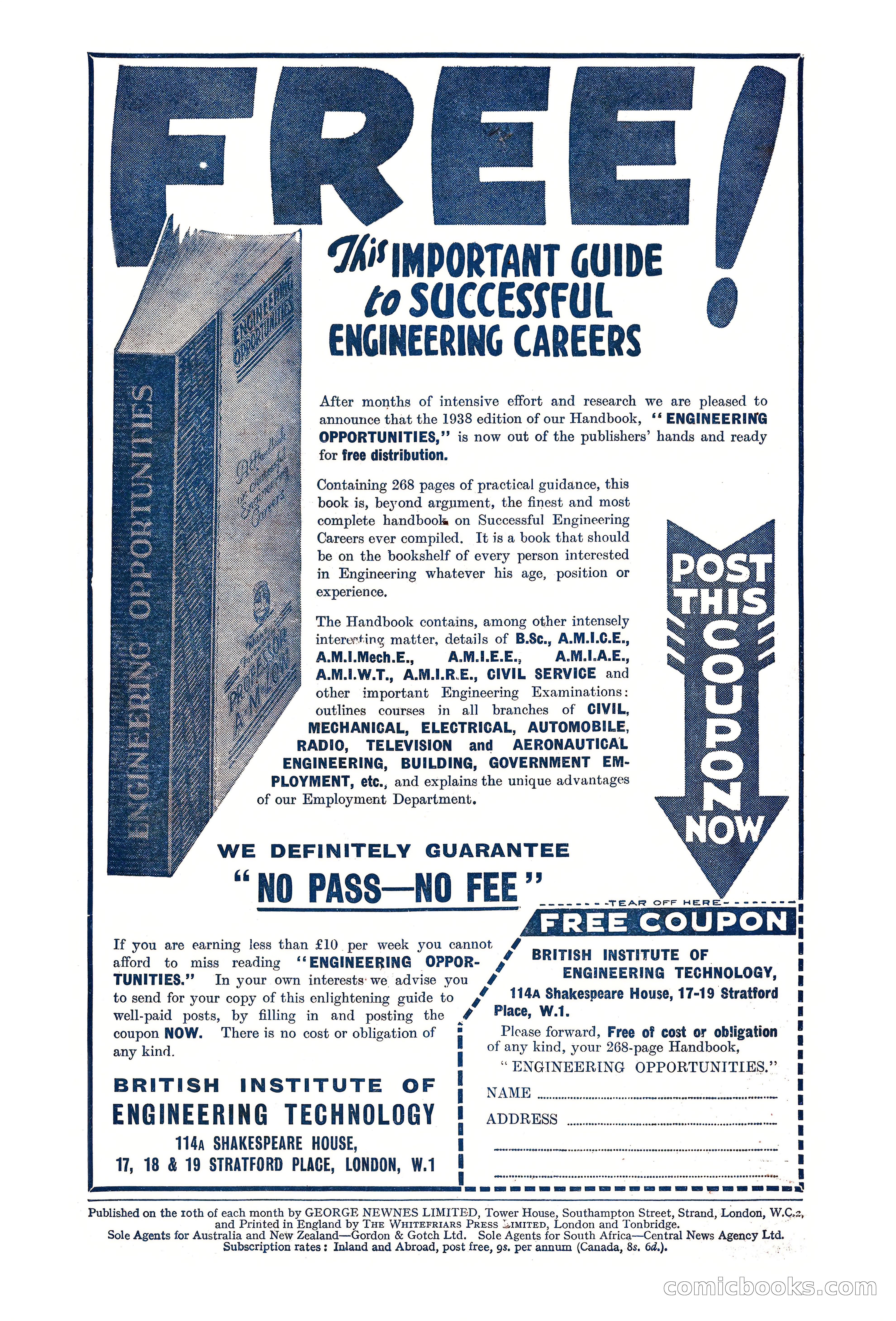 Air Stories, November 1937 — page 100 of 100