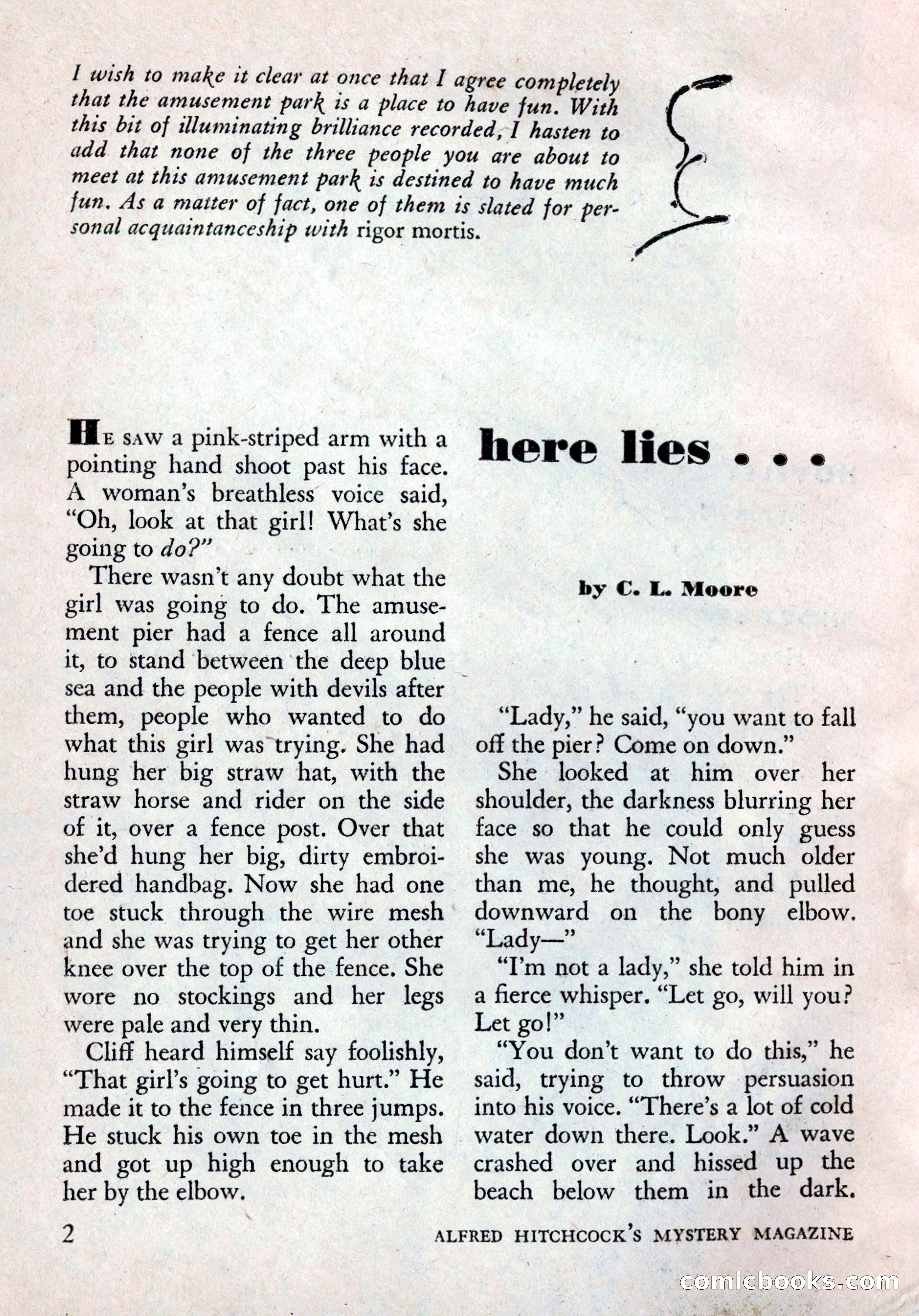Alfred Hitchcock's Mystery Magazine, December 1956 — page 4 of 148