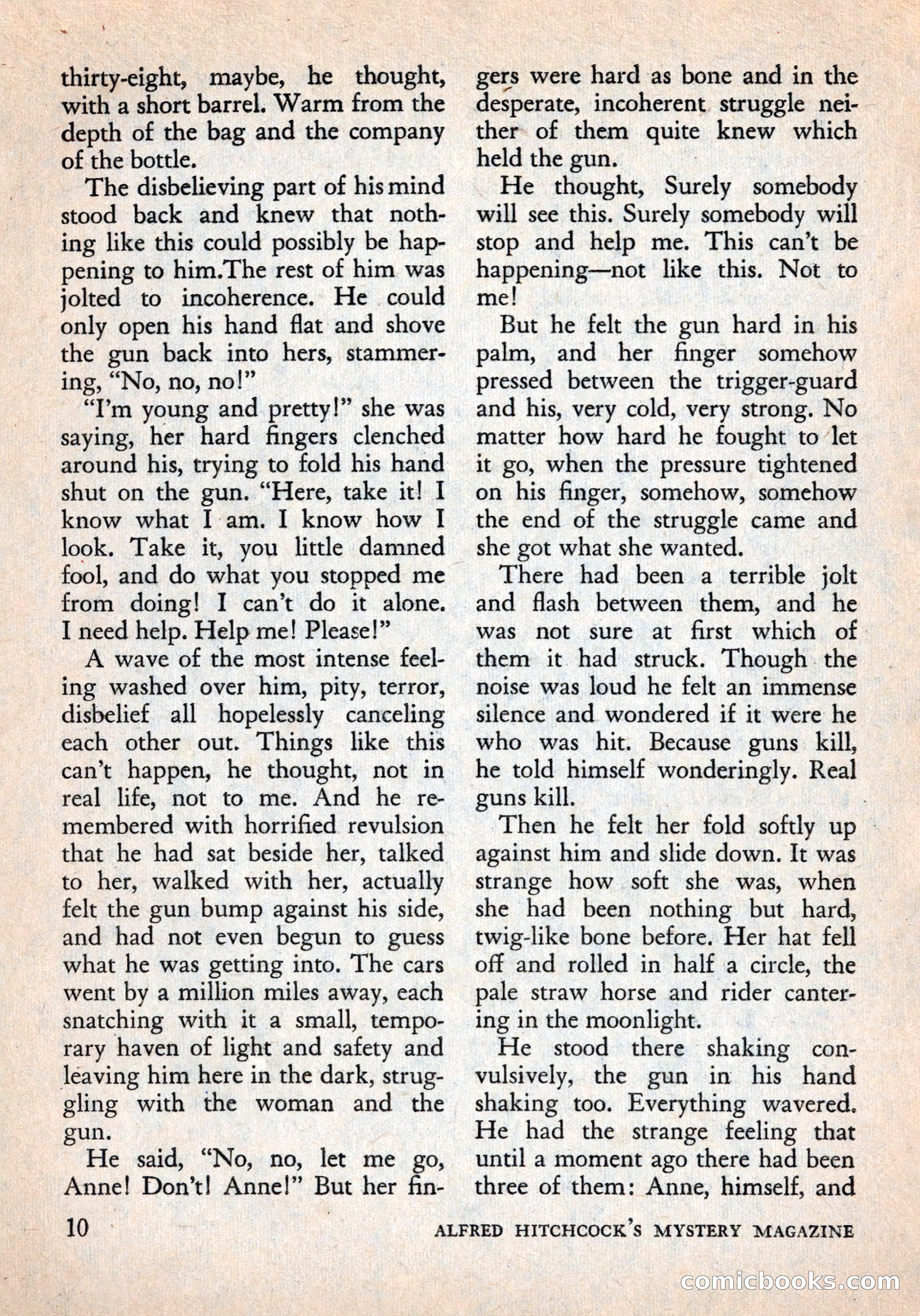 Alfred Hitchcock's Mystery Magazine, December 1956 — page 12 of 148