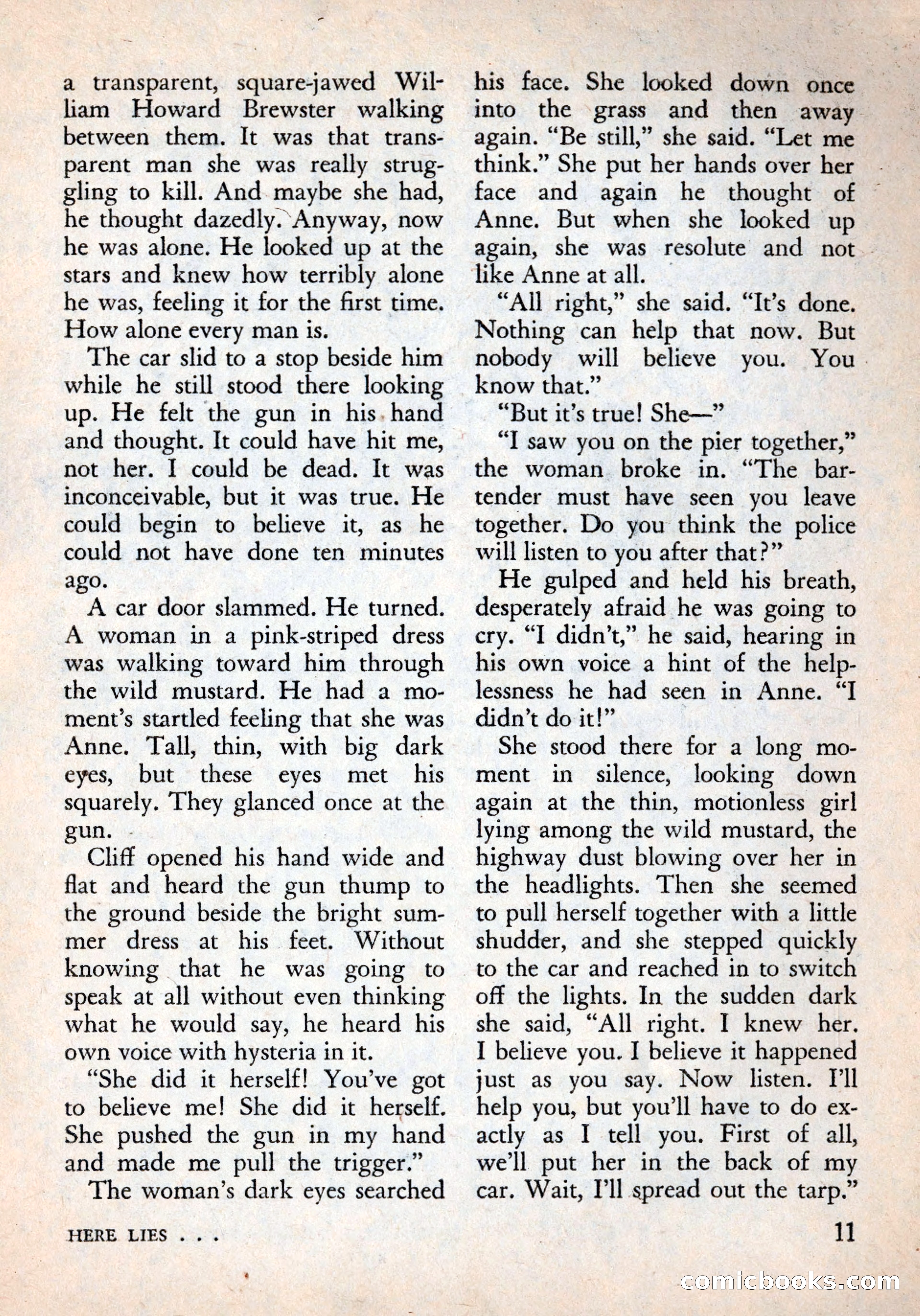 Alfred Hitchcock's Mystery Magazine, December 1956 — page 13 of 148