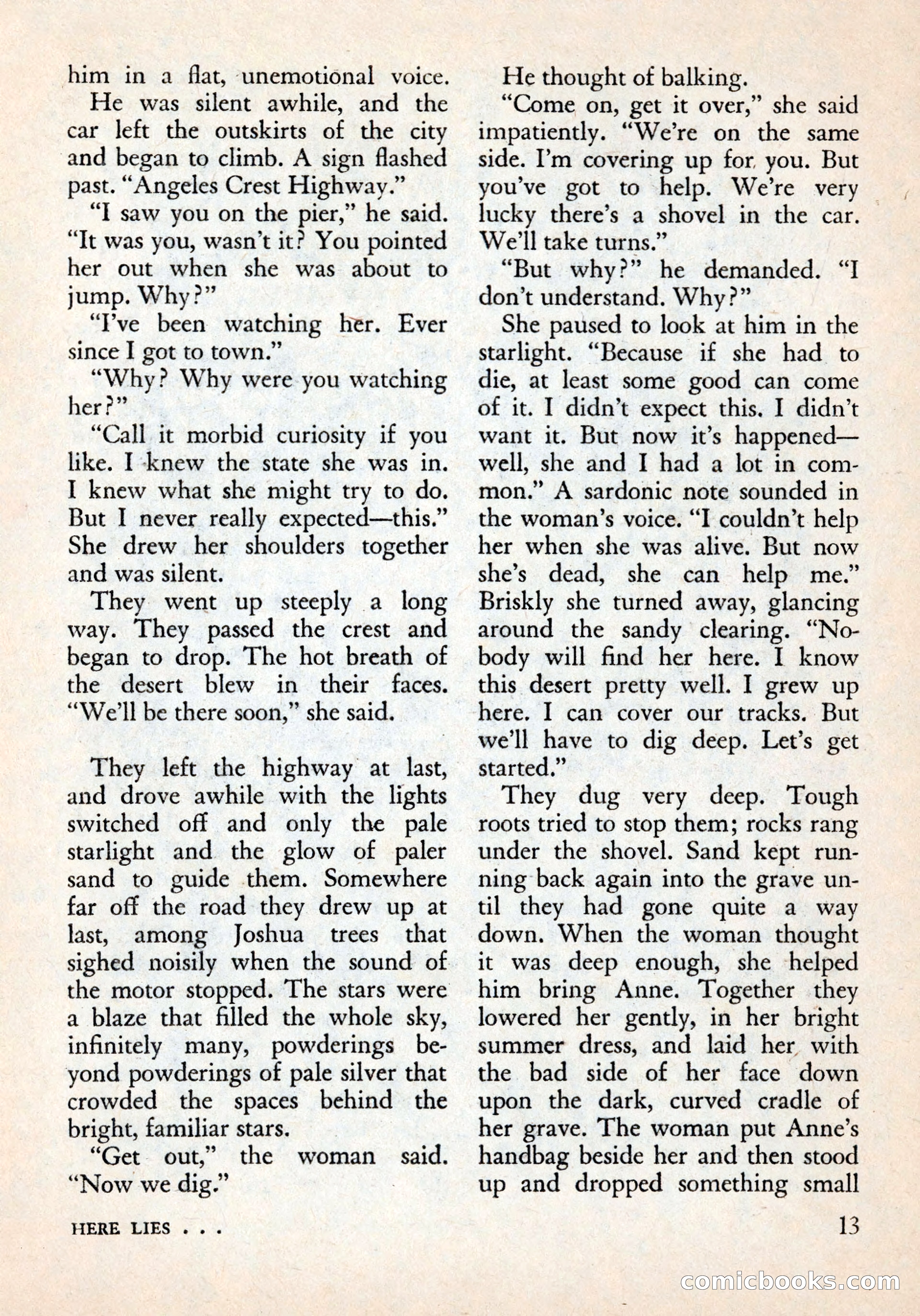 Alfred Hitchcock's Mystery Magazine, December 1956 — page 15 of 148