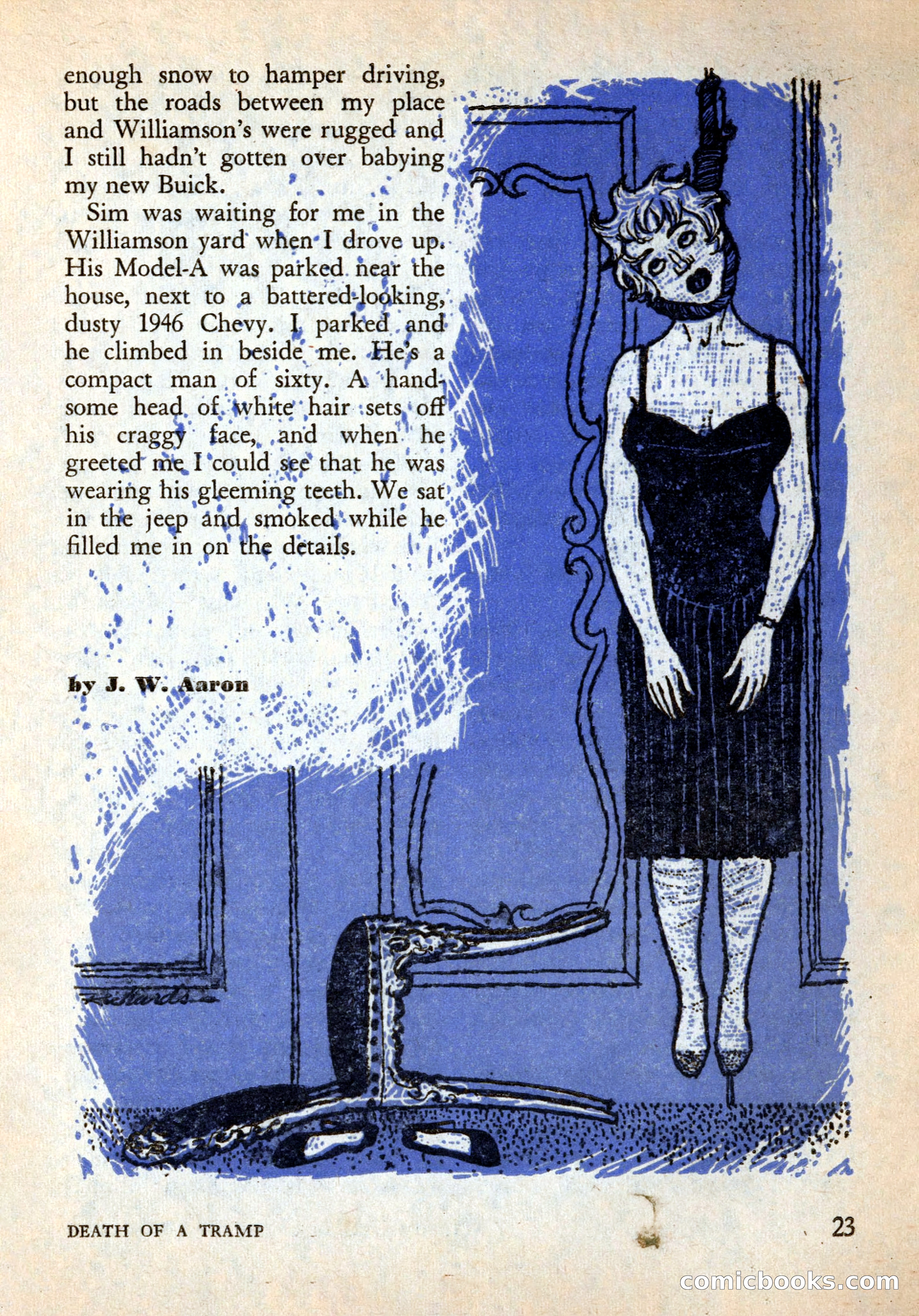 Alfred Hitchcock's Mystery Magazine, December 1956 — page 25 of 148
