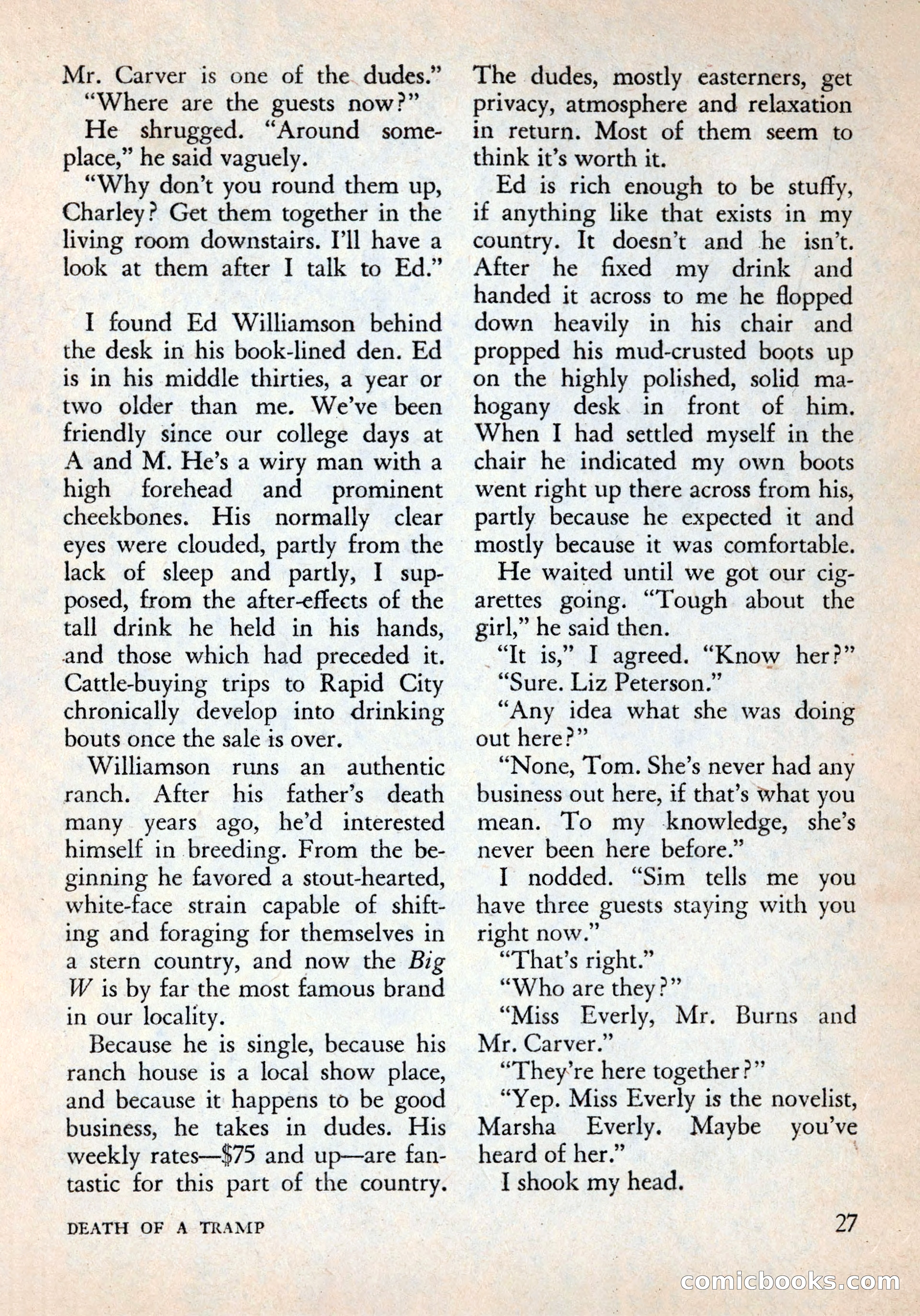 Alfred Hitchcock's Mystery Magazine, December 1956 — page 29 of 148