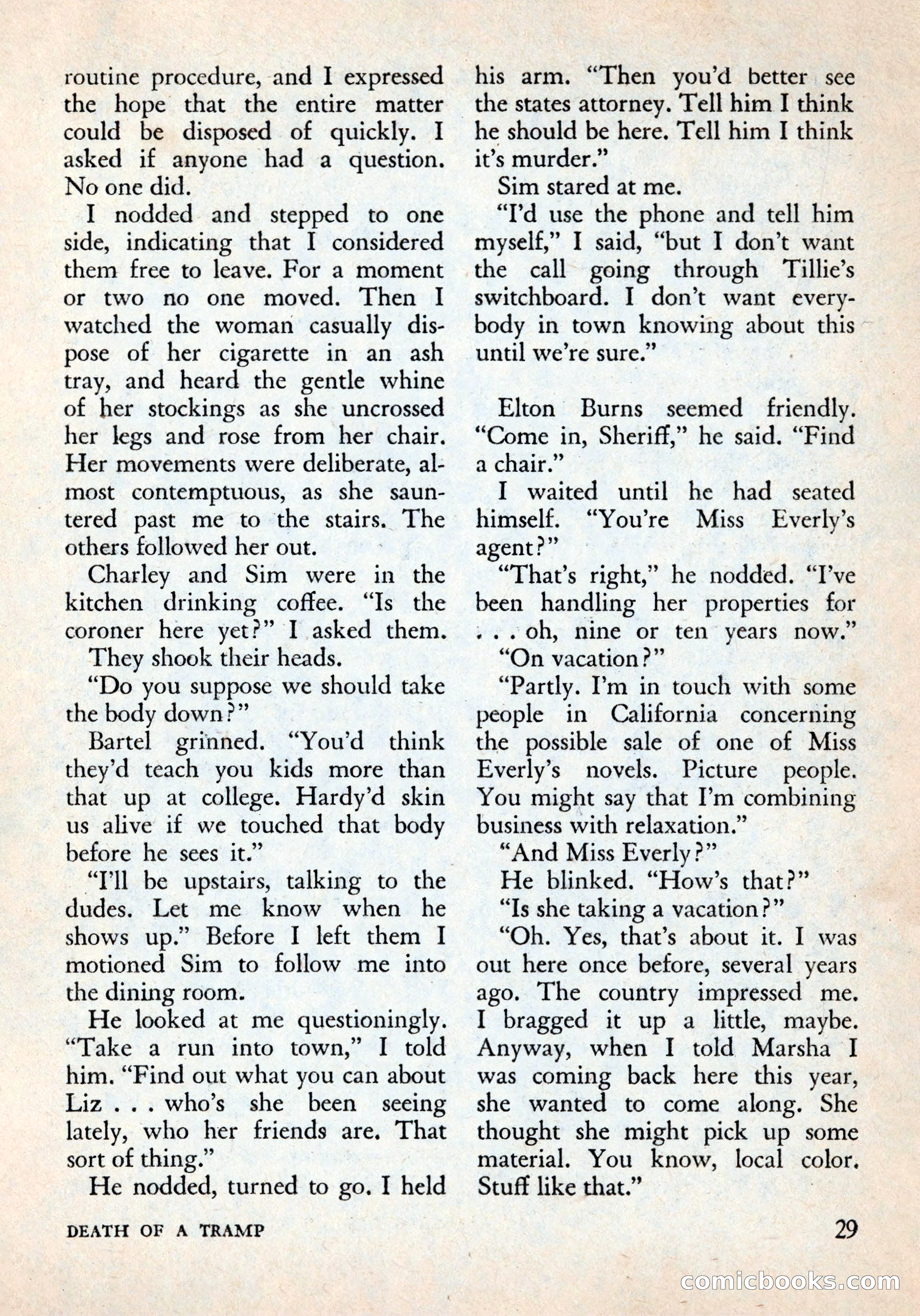 Alfred Hitchcock's Mystery Magazine, December 1956 — page 31 of 148