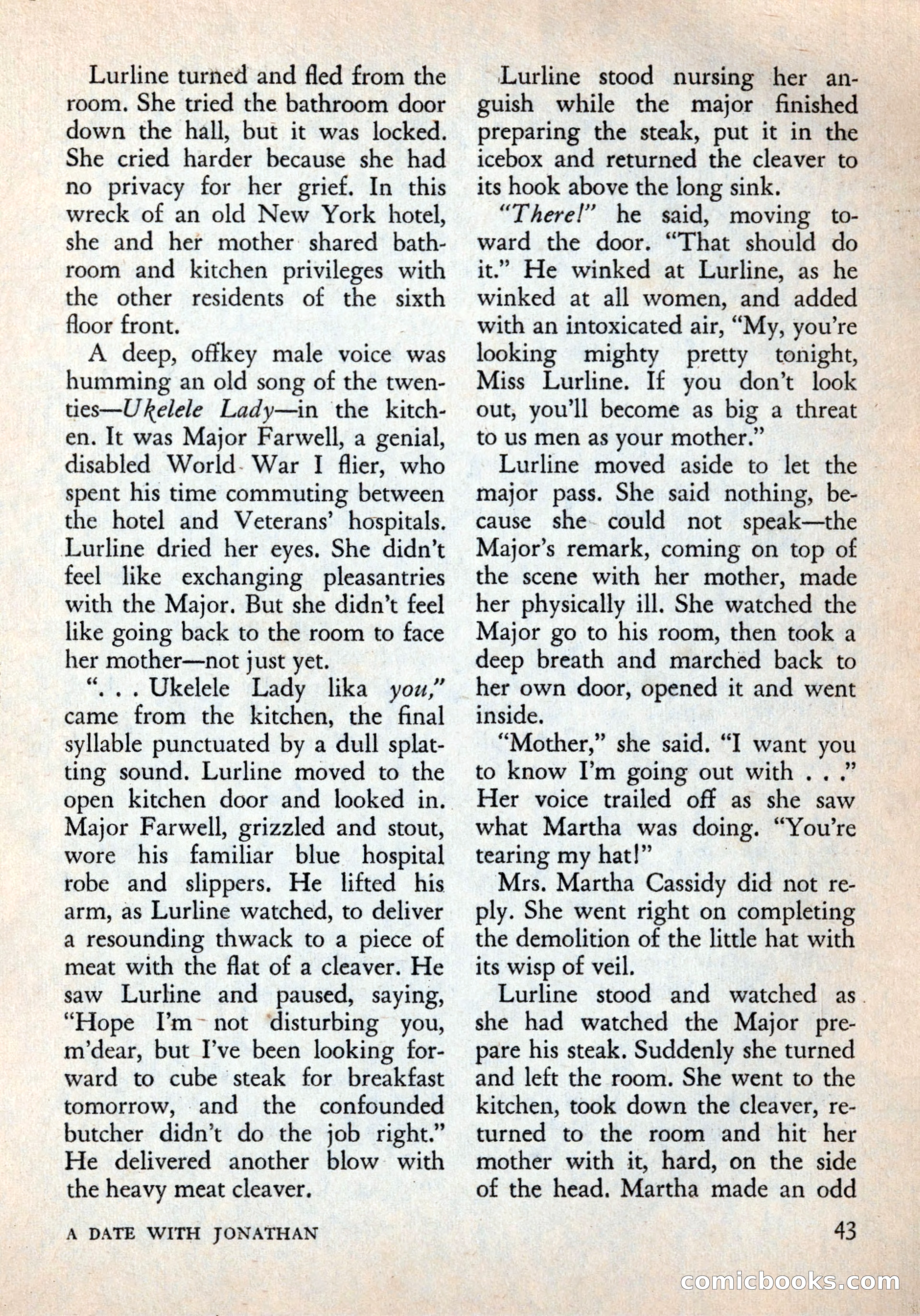 Alfred Hitchcock's Mystery Magazine, December 1956 — page 45 of 148