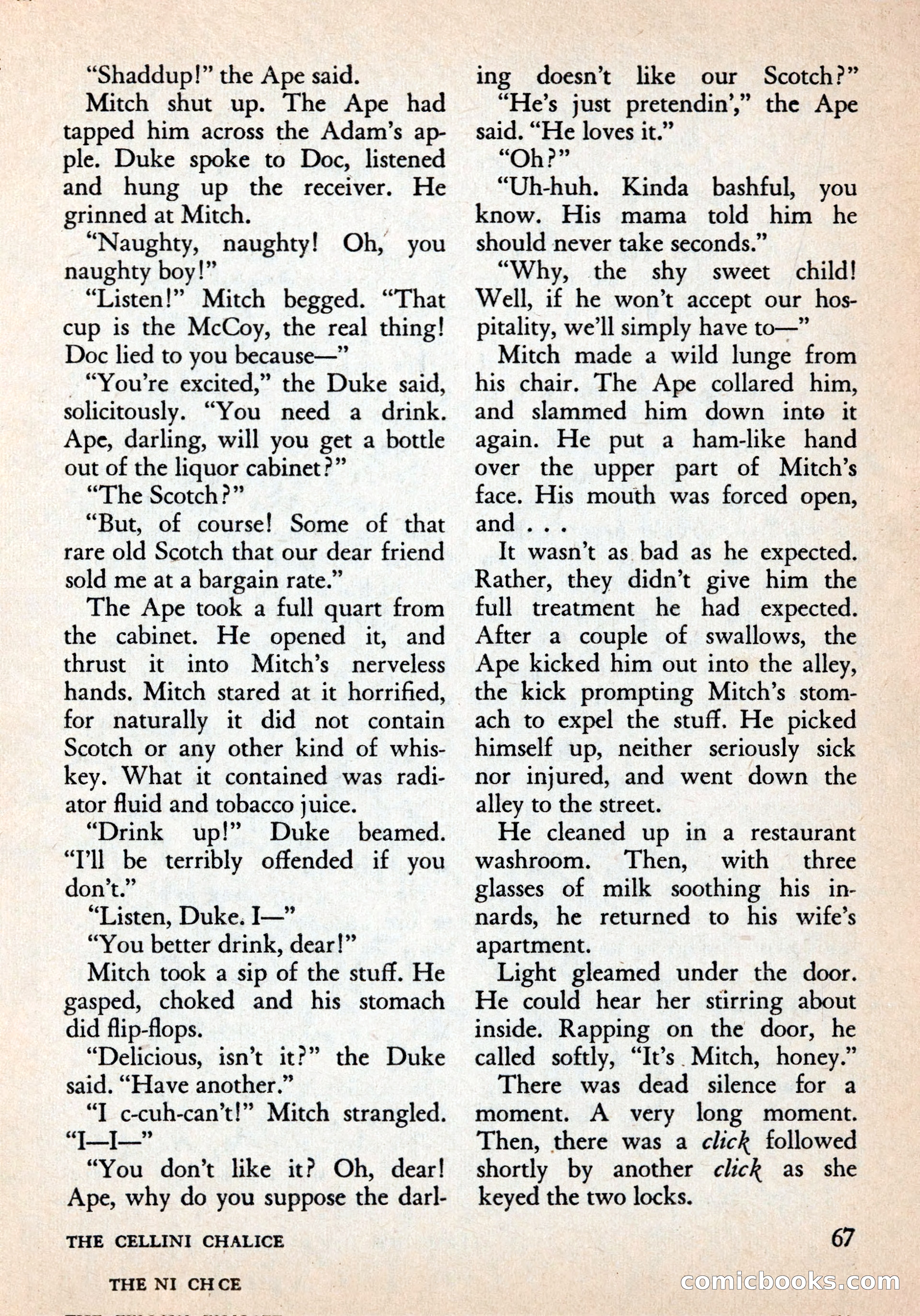 Alfred Hitchcock's Mystery Magazine, December 1956 — page 69 of 148