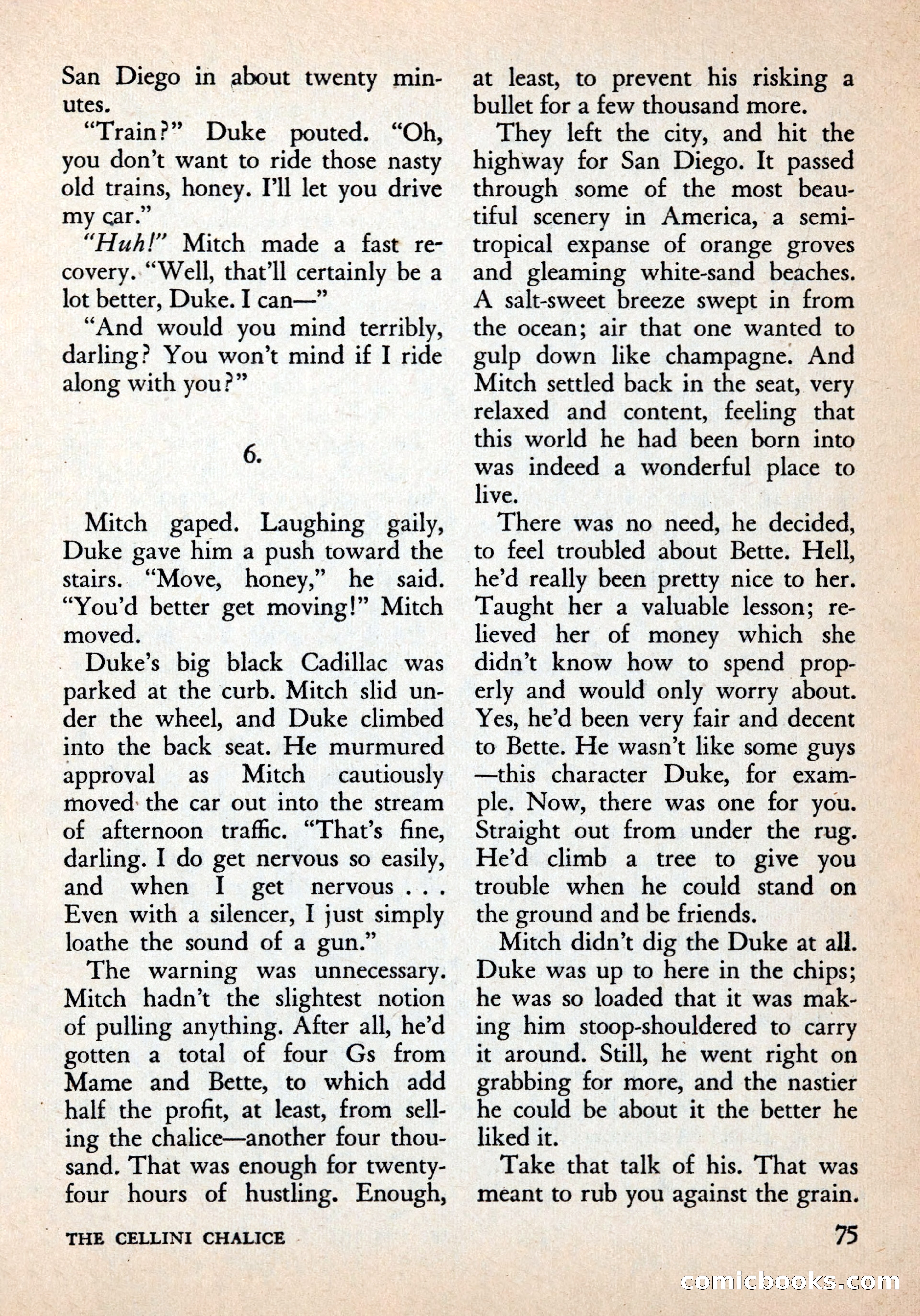 Alfred Hitchcock's Mystery Magazine, December 1956 — page 77 of 148