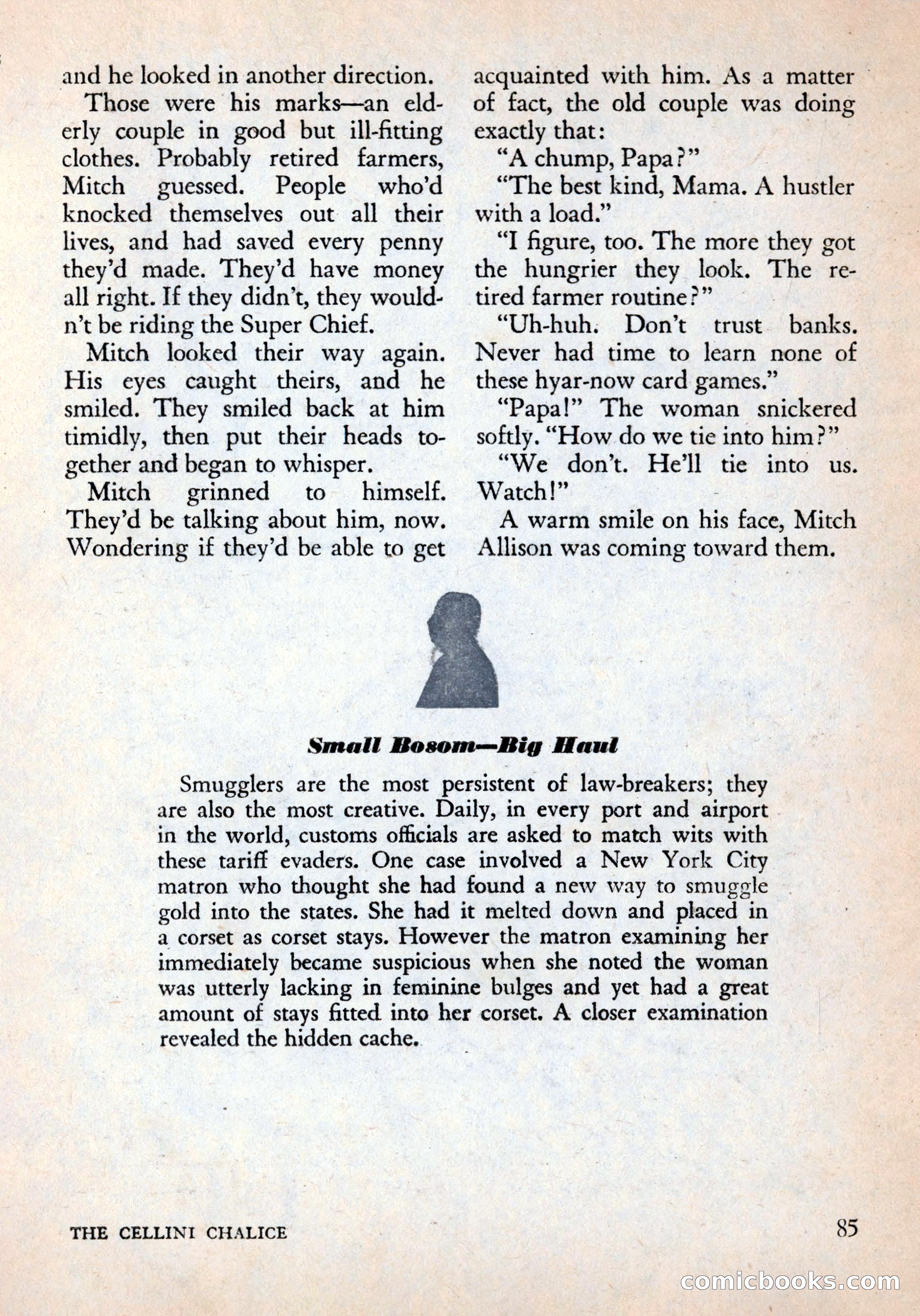 Alfred Hitchcock's Mystery Magazine, December 1956 — page 87 of 148