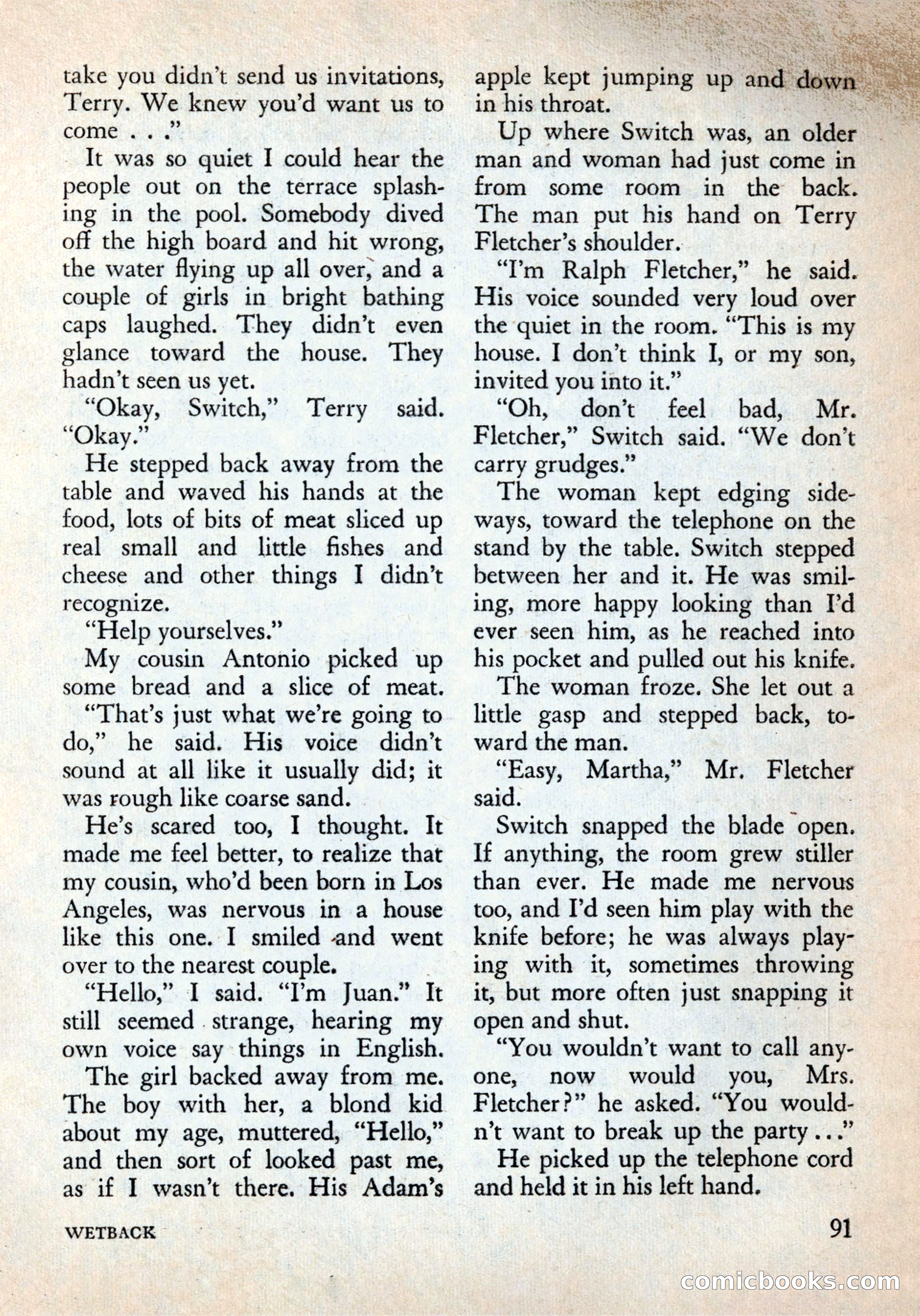 Alfred Hitchcock's Mystery Magazine, December 1956 — page 93 of 148