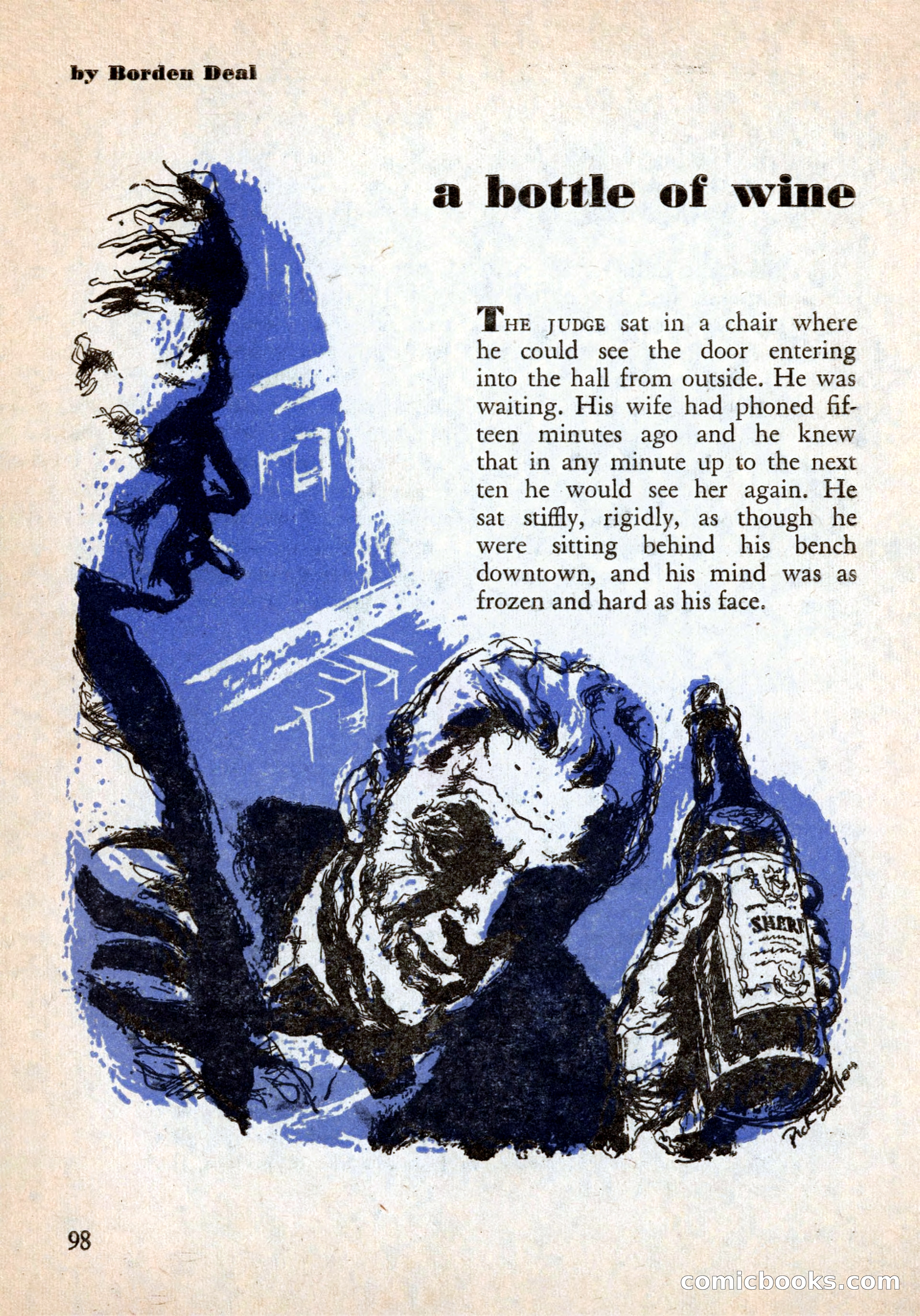 Alfred Hitchcock's Mystery Magazine, December 1956 — page 100 of 148