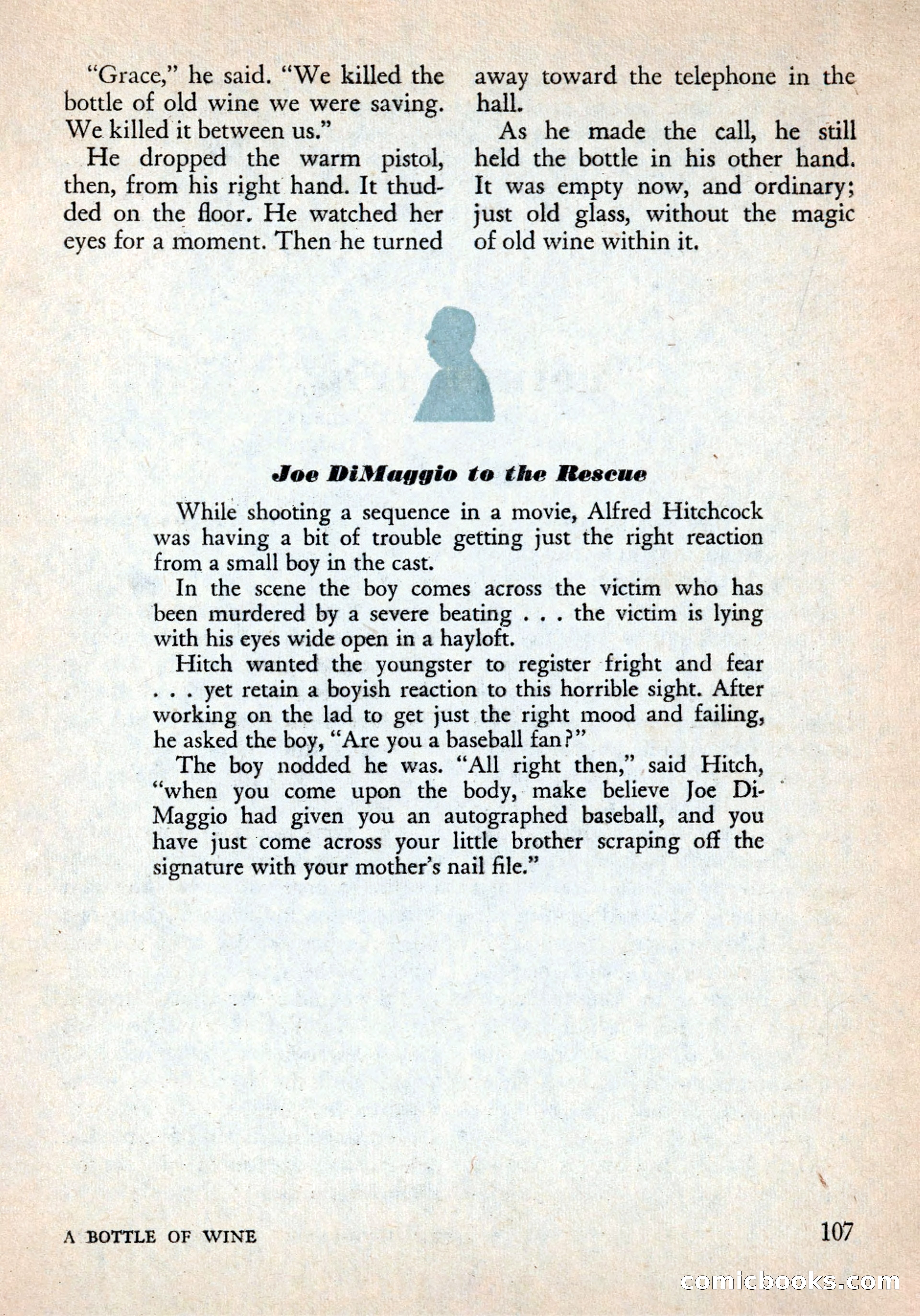 Alfred Hitchcock's Mystery Magazine, December 1956 — page 109 of 148