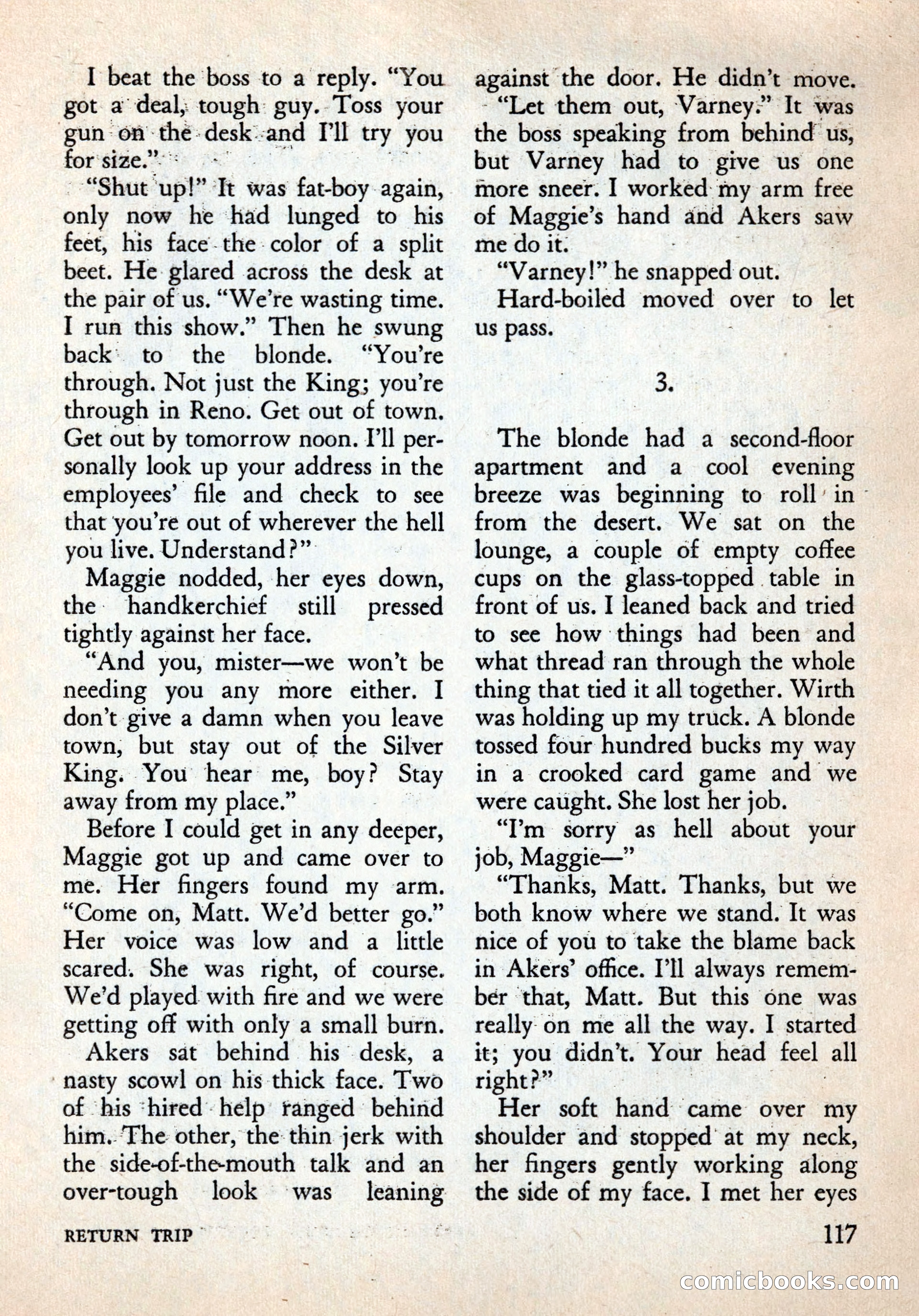 Alfred Hitchcock's Mystery Magazine, December 1956 — page 119 of 148