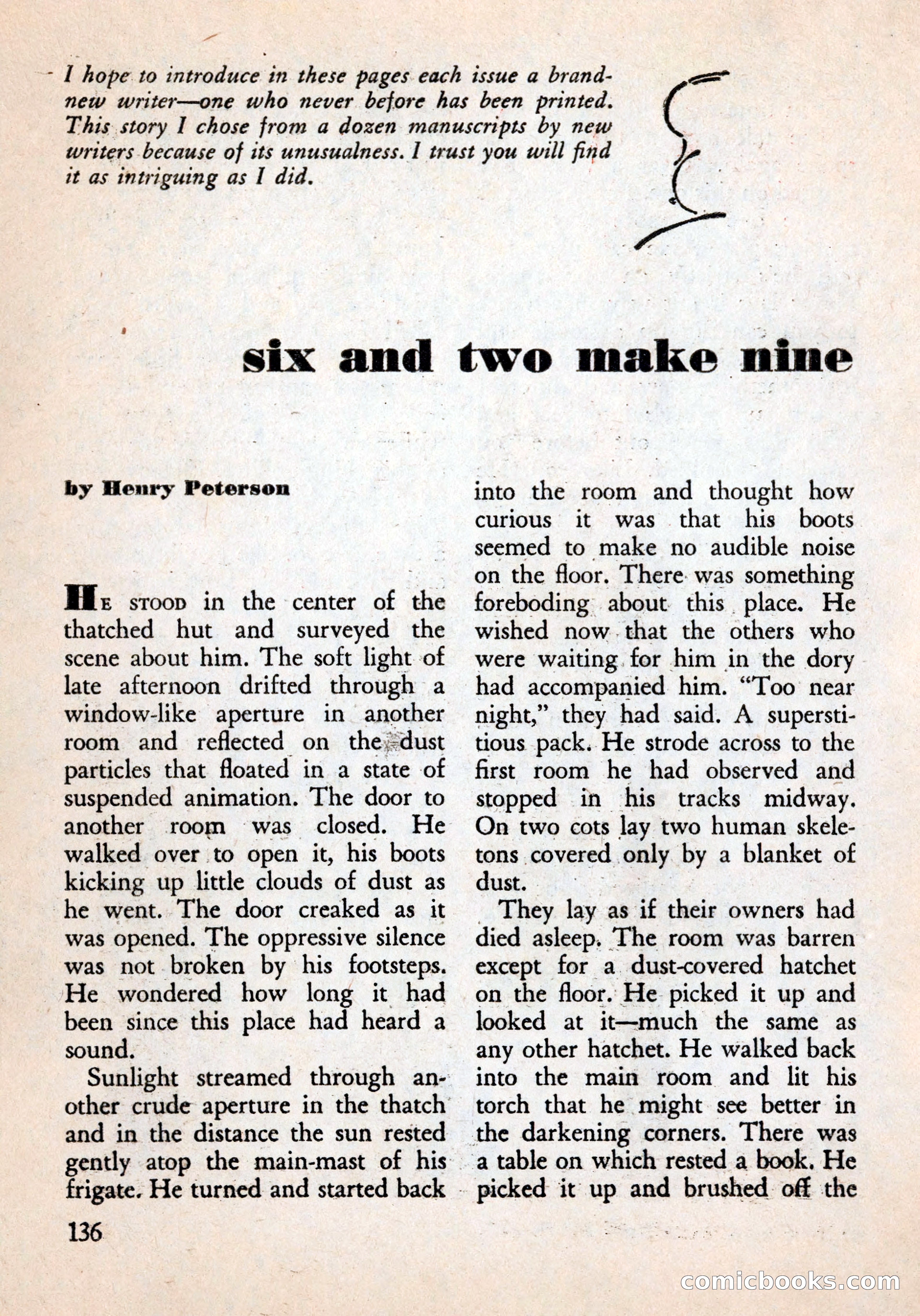 Alfred Hitchcock's Mystery Magazine, December 1956 — page 138 of 148