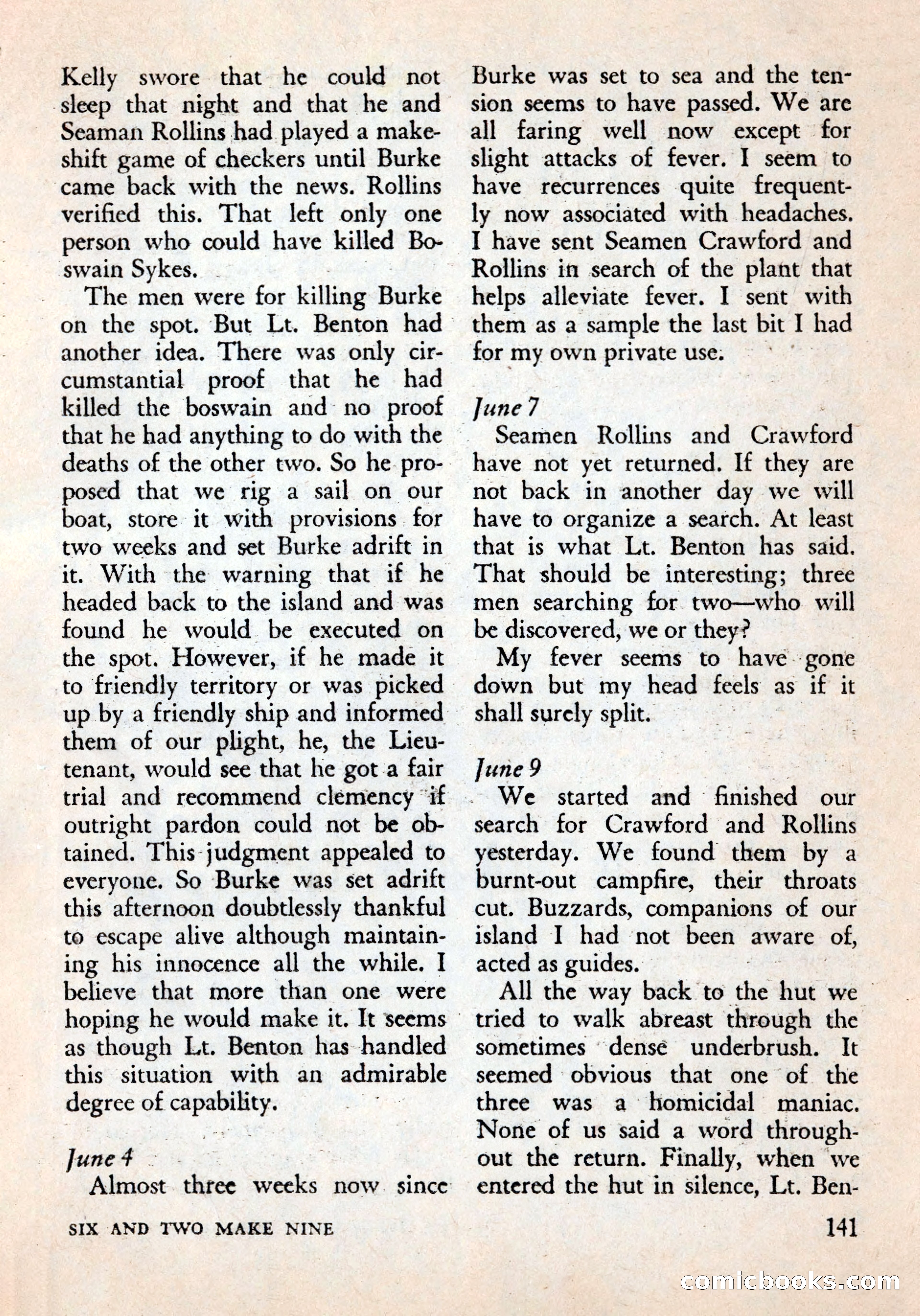 Alfred Hitchcock's Mystery Magazine, December 1956 — page 143 of 148