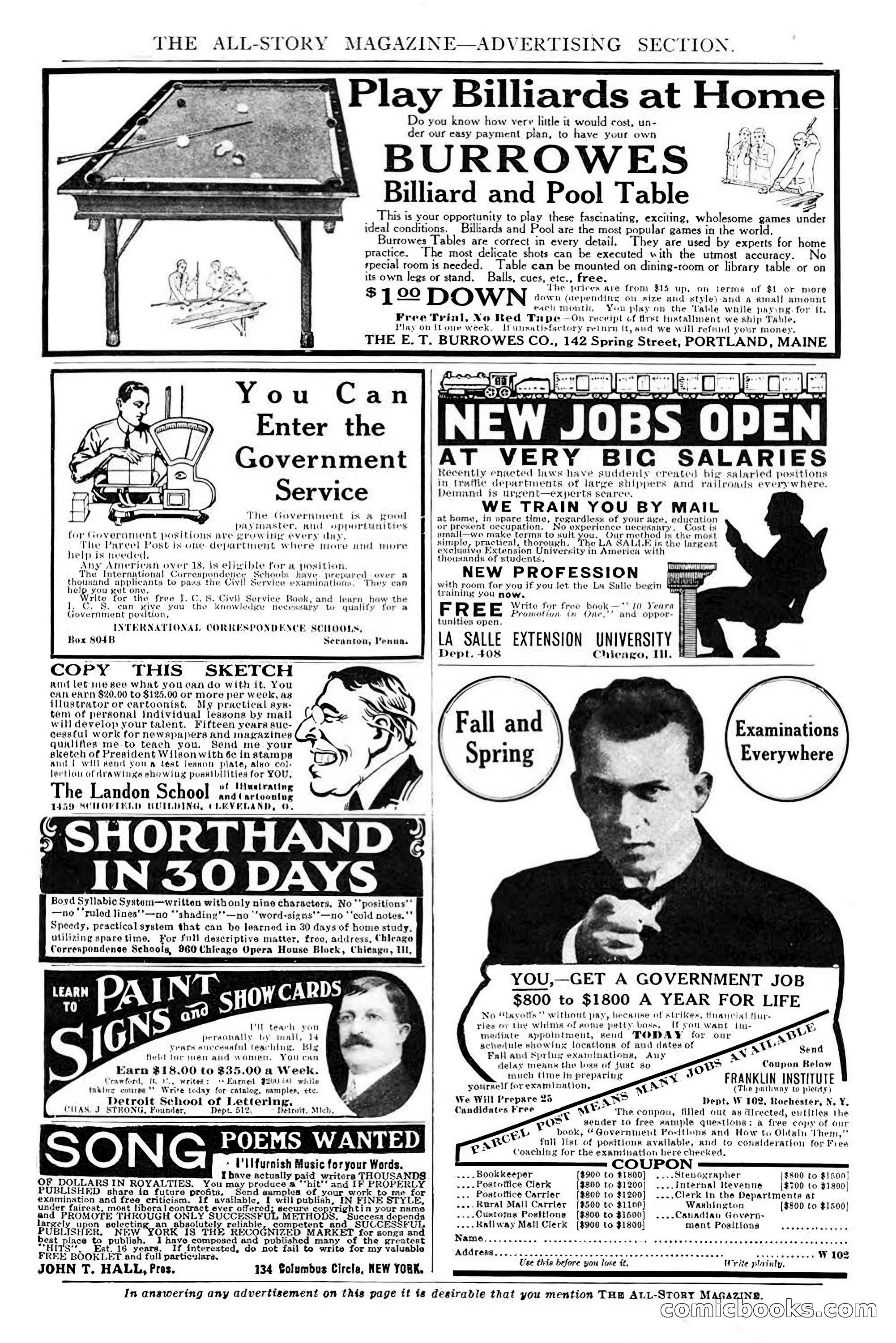 All Story Magazine, December 1913 — page 9 of 268